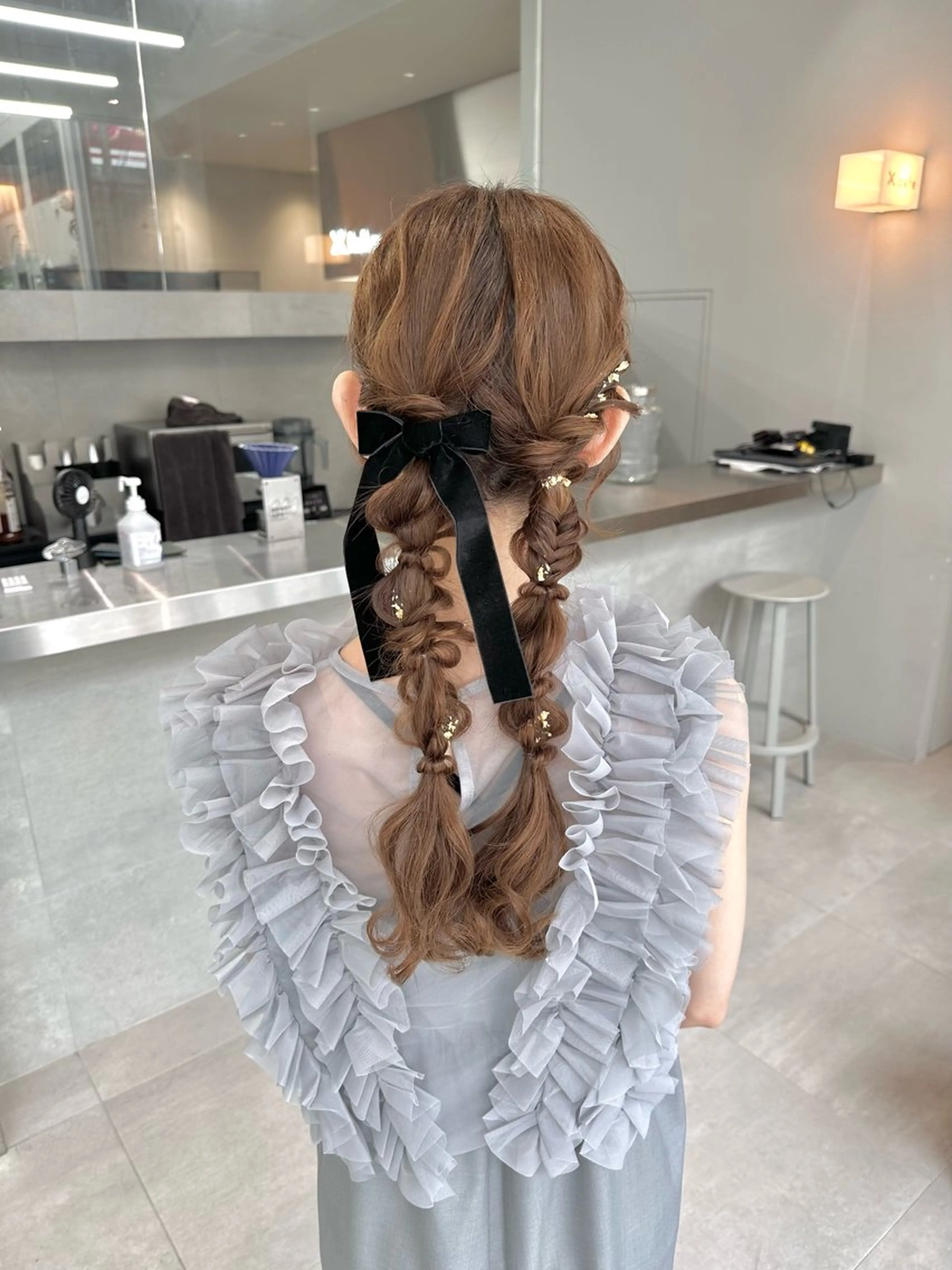 ロング ヘアアレンジ 染谷 遥花のヘアスタイル