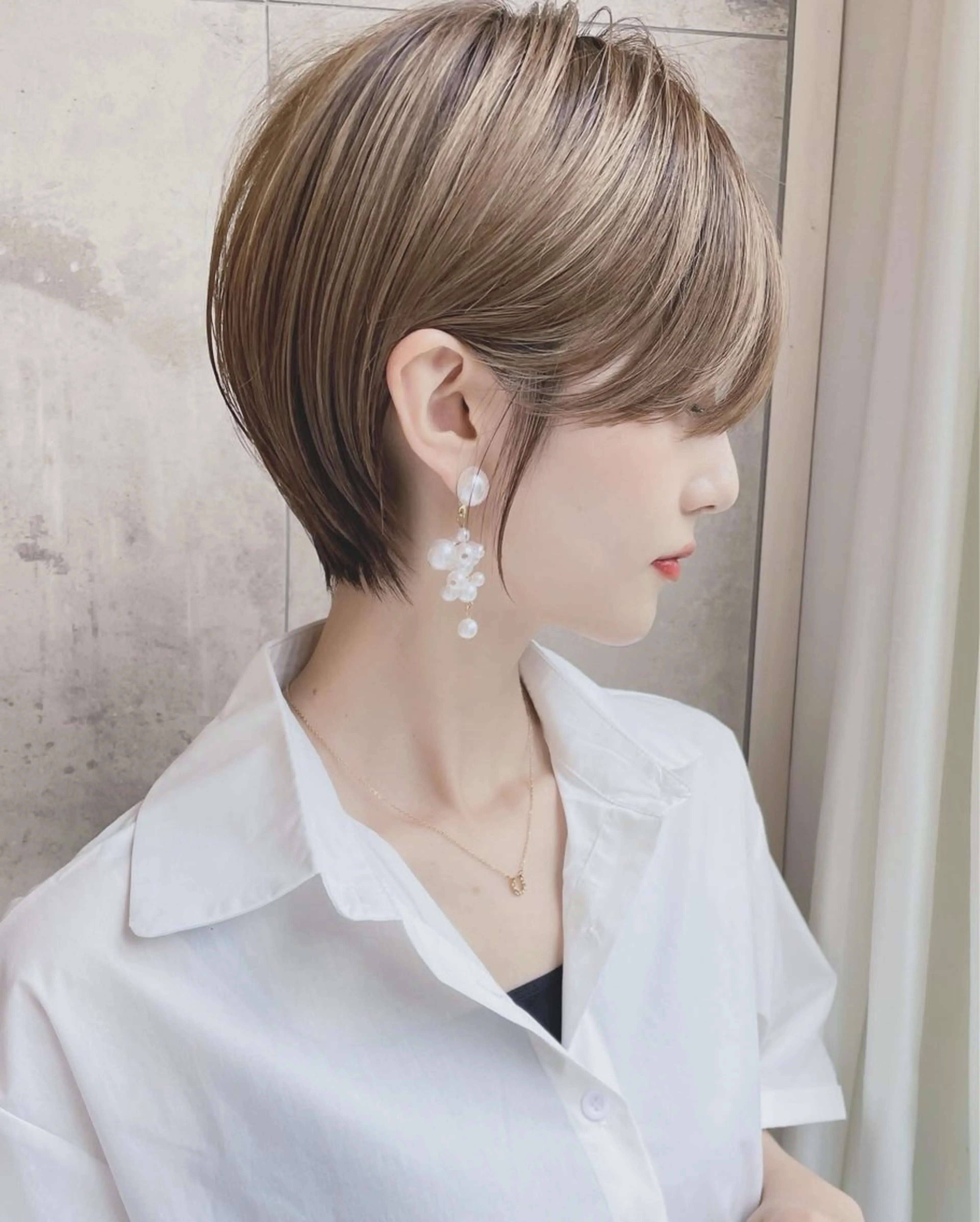 ショート 🌼アユム/レイヤー ハッシュカット🌼のヘアスタイル