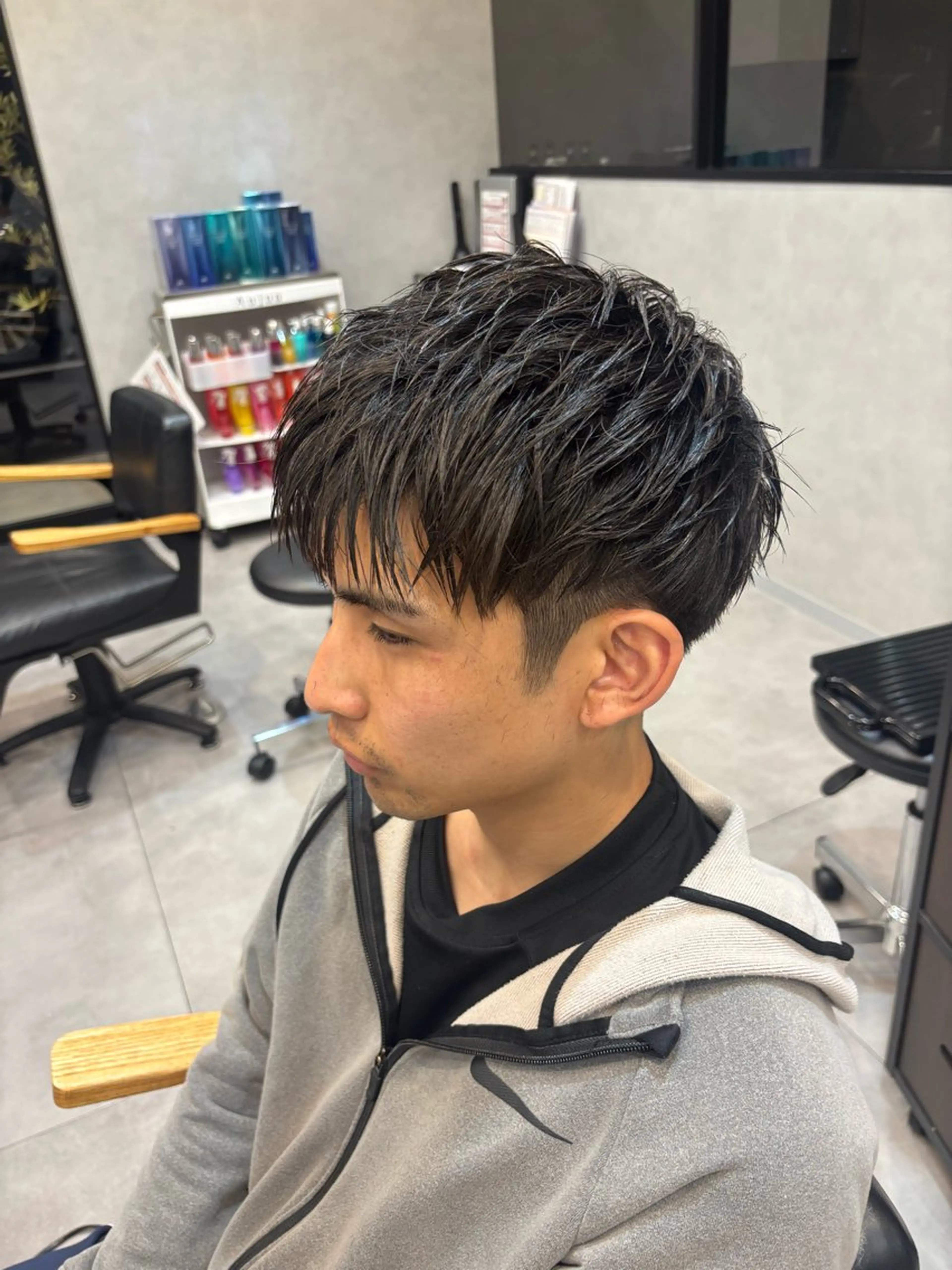 ショート 心美/ブリーチなし 透明感カラーのヘアスタイル