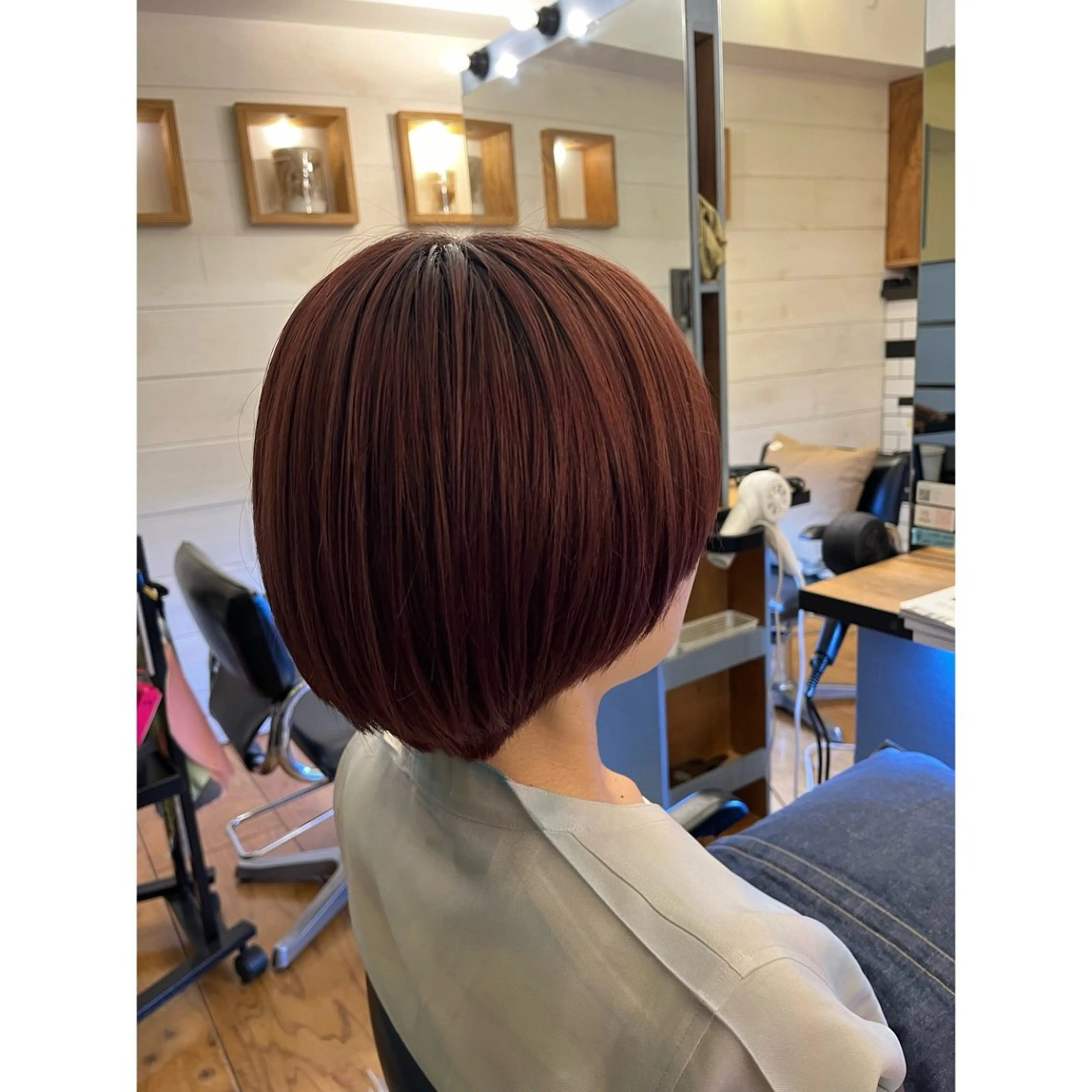 ショート カラー ブリーチ ショートヘア Lagom なかだのヘアスタイル