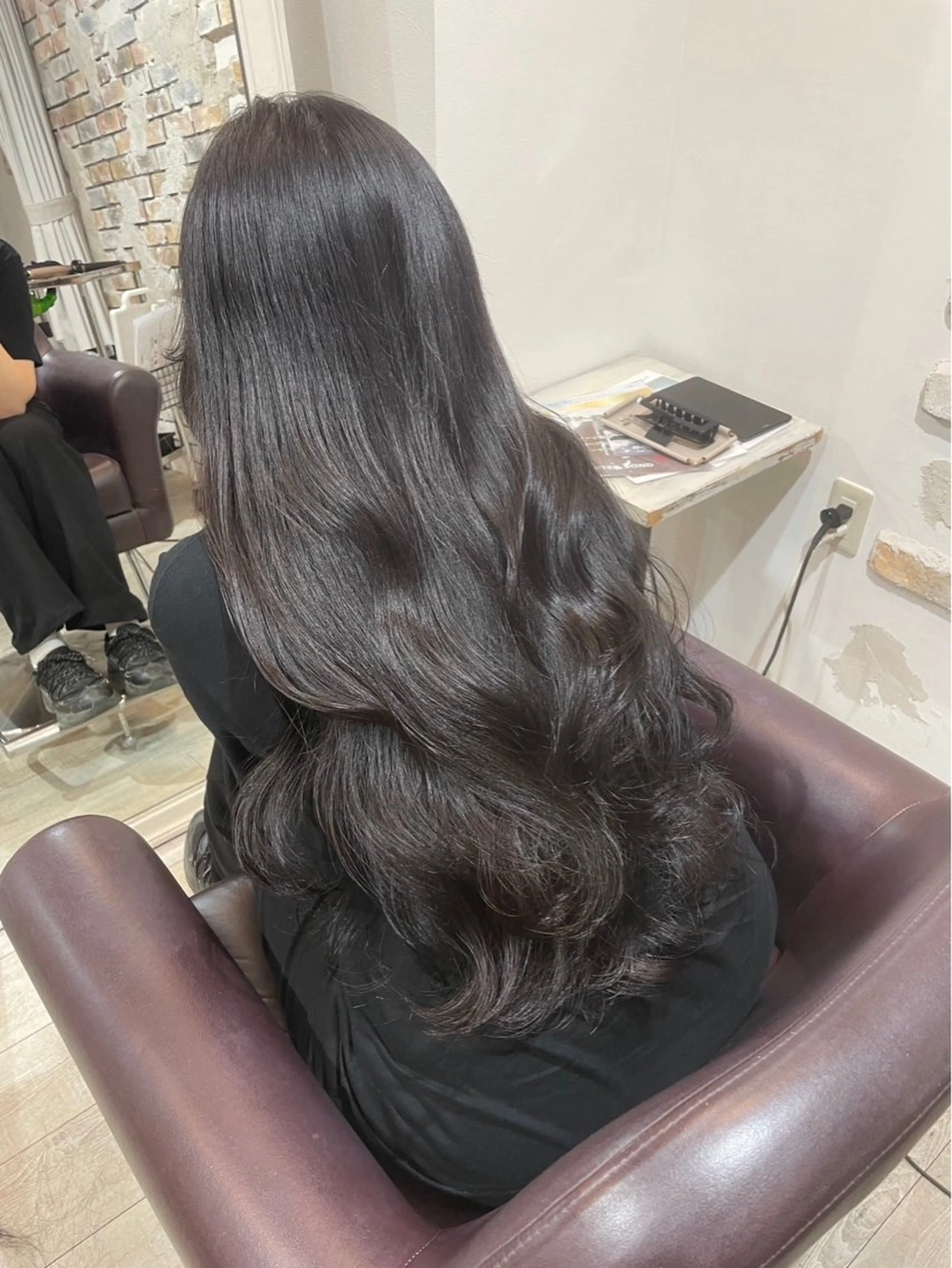 ロング カラー 髪質改善 カット ヘアカラー tiravento 南船場店所属・nana 韓国スタイル🇰🇷のヘアスタイル