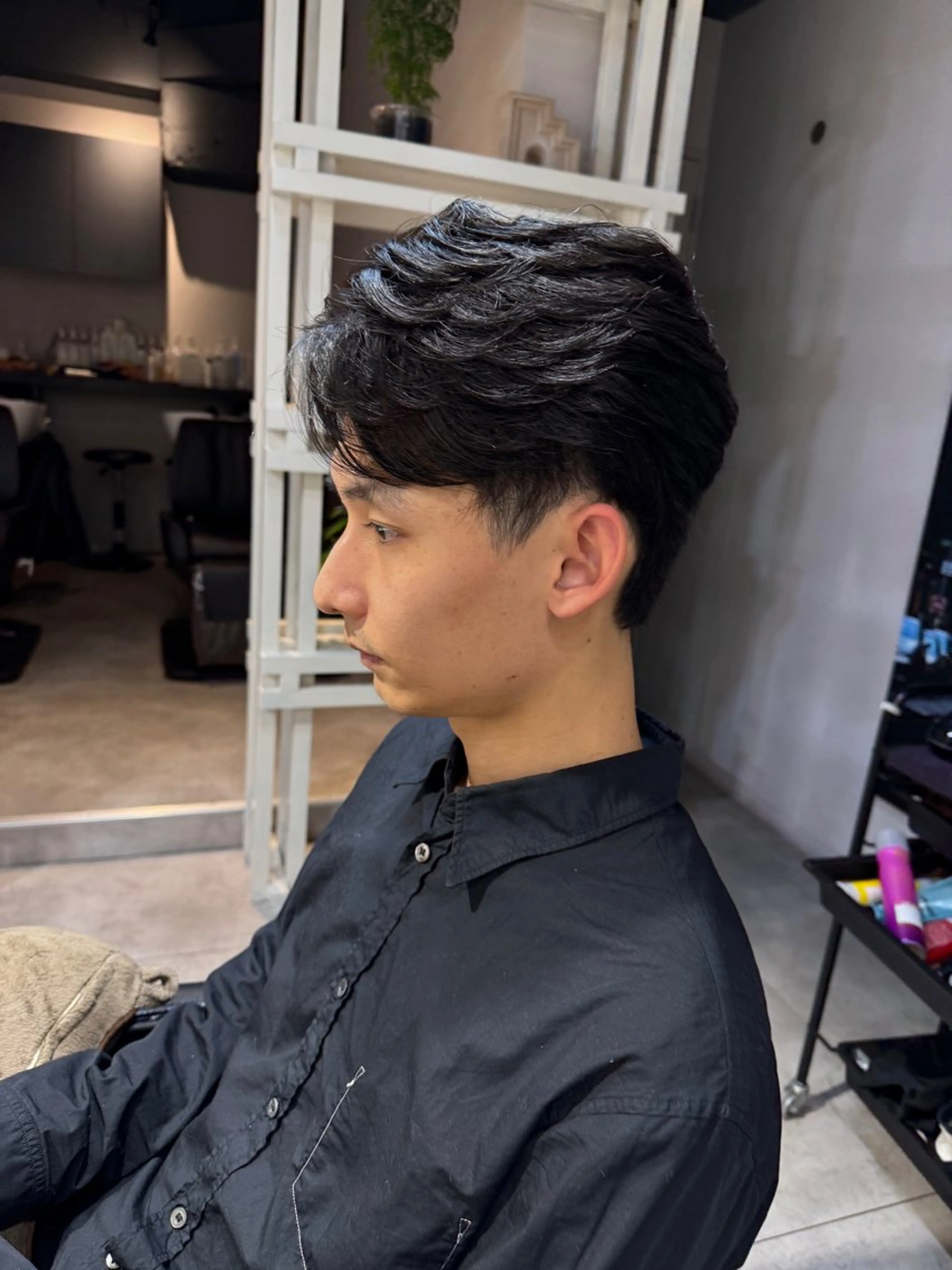 ミディアム メンズ メンズウルフカット ウルフカット カット Dxxxx III所属・似合う髪型が 分からない方へのヘアスタイル