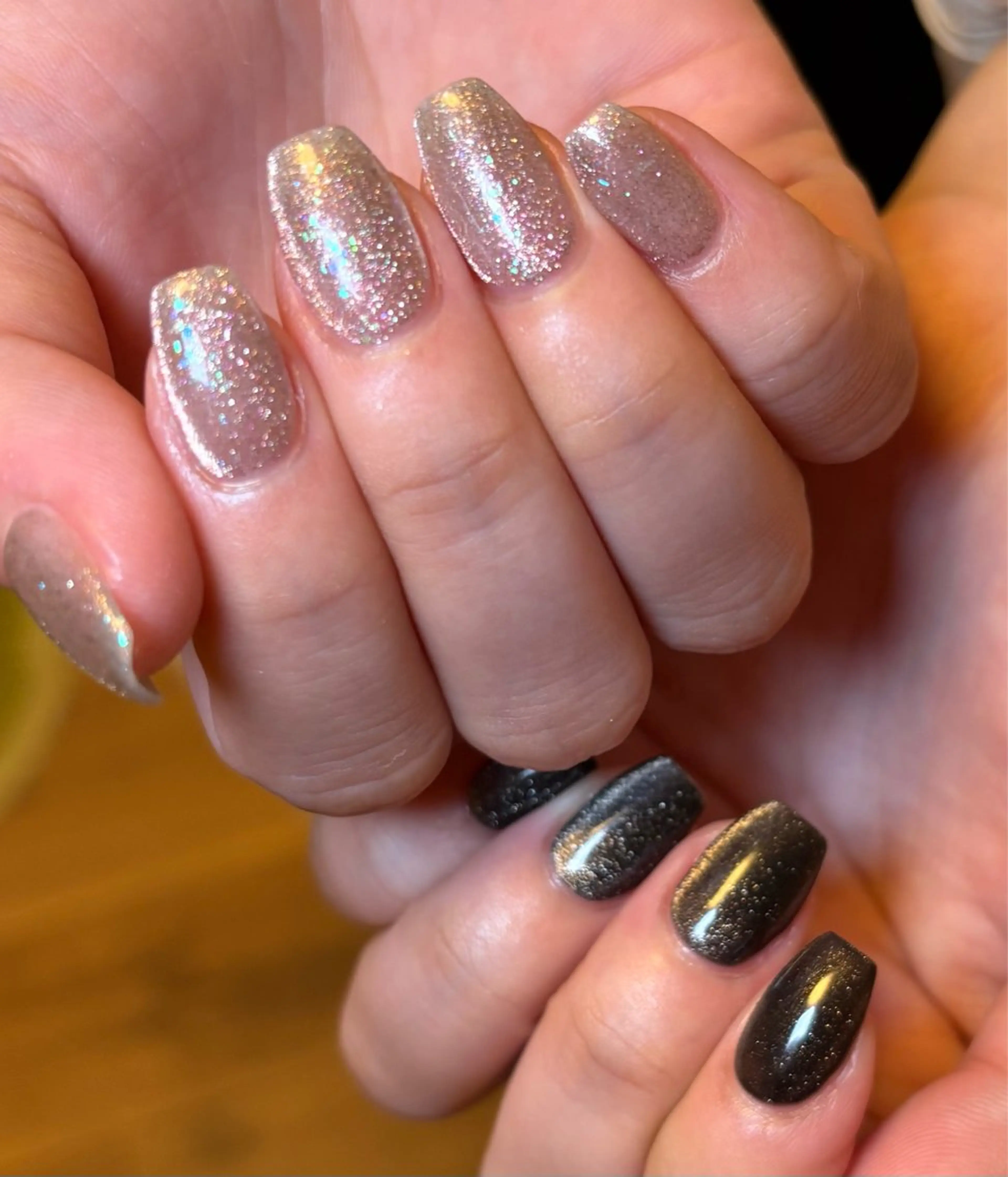 ネイル マグネットネイル マグネットワンカラー ワンカラーネイル ハンドネイル 京 美人のネイルデザイン