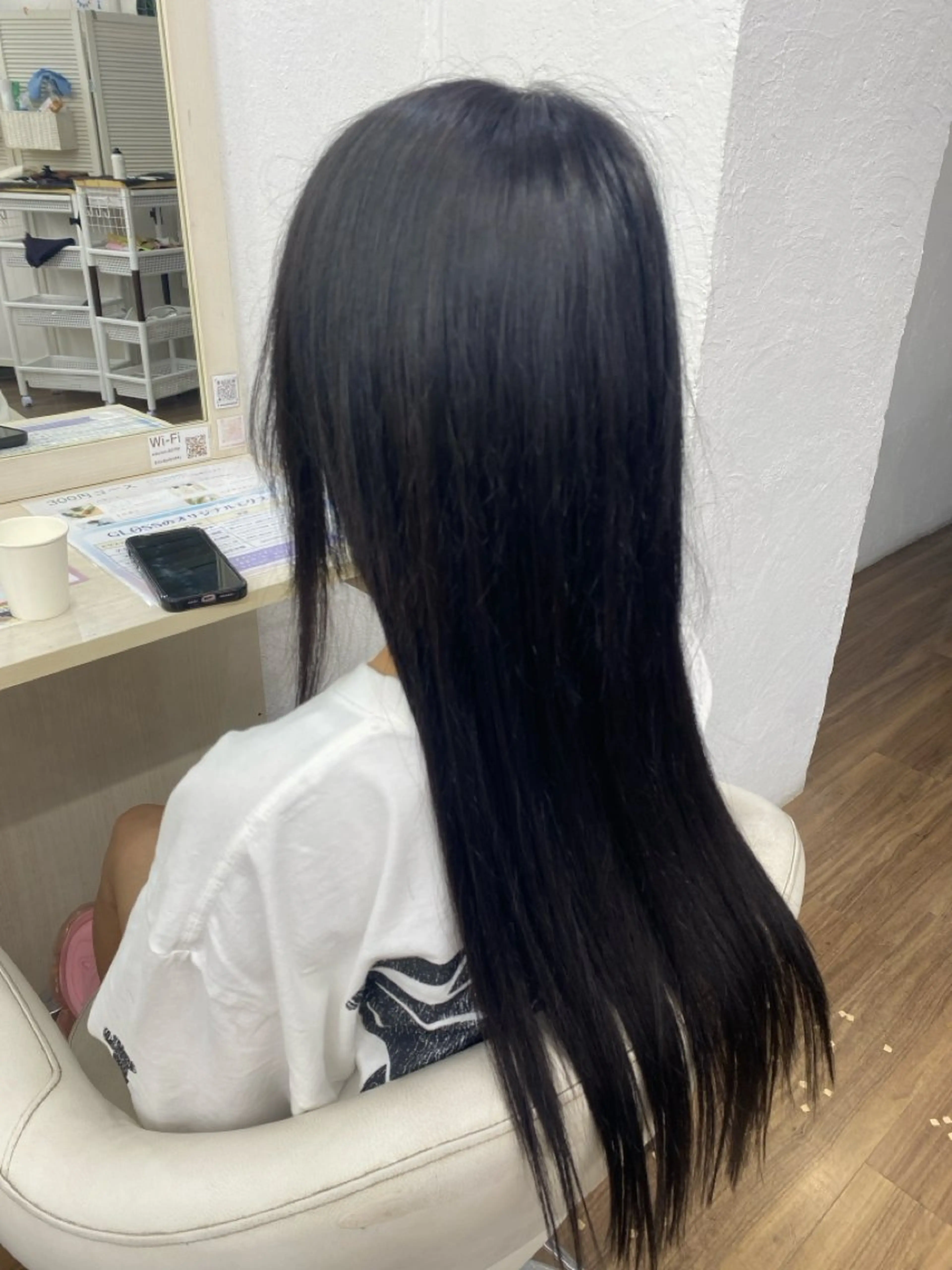 ロング シールエクステ ボブ エクステ エクステ GLOSS 心斎橋 山上のヘアスタイル