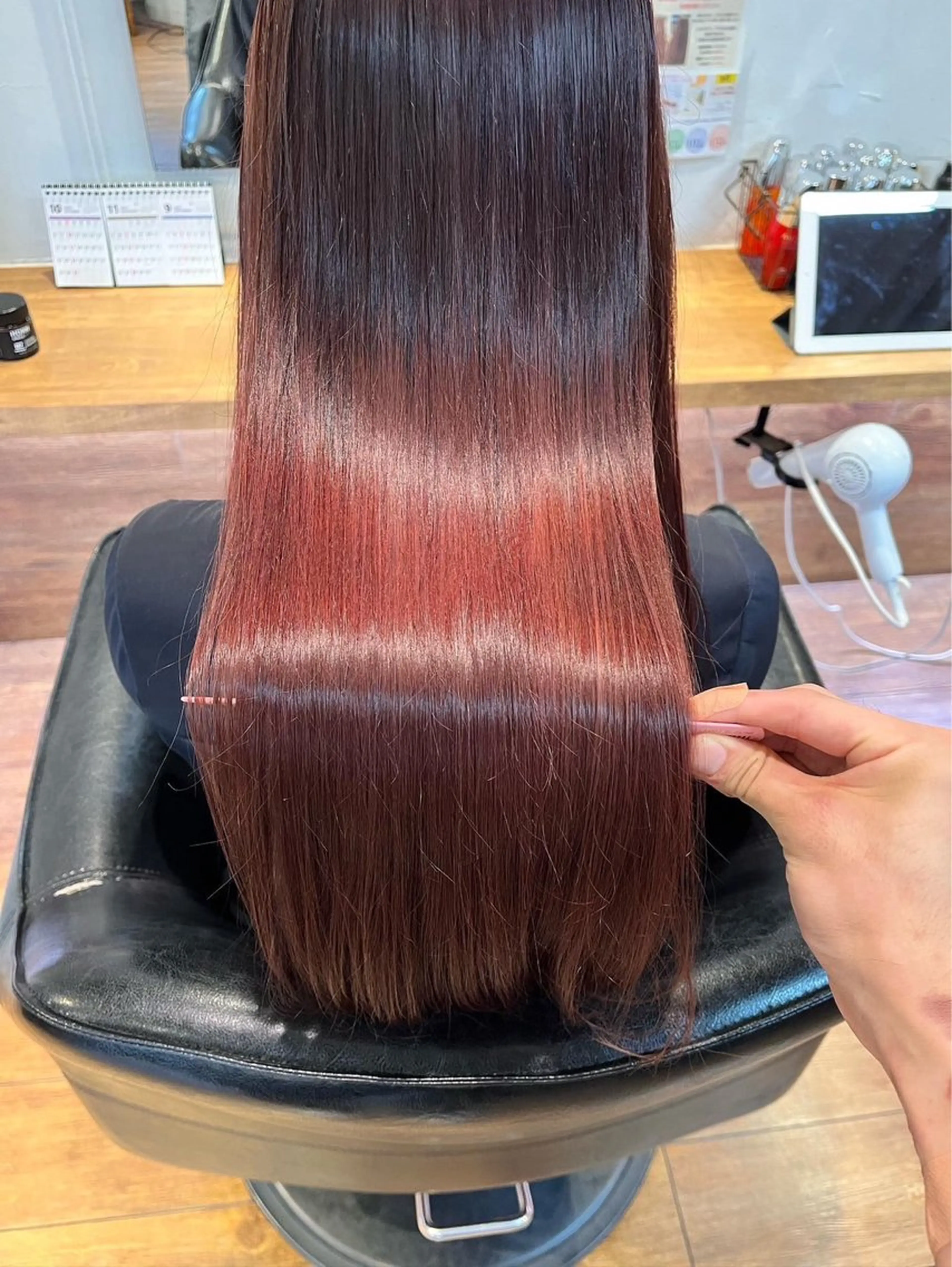 【フルメニューをお考えの方】縮毛矯正+カラー+カット+3stepTRの写真