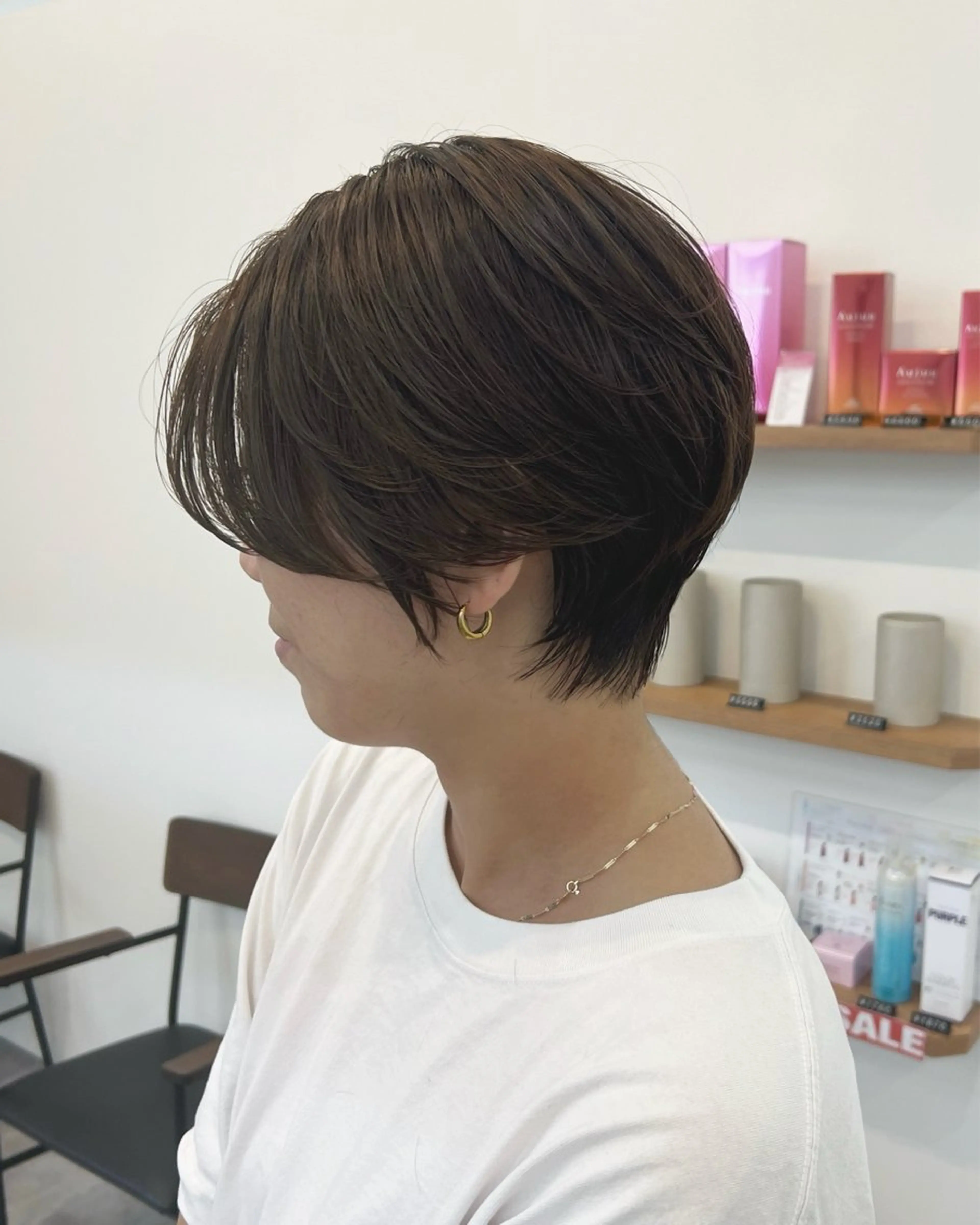 ショート カラー ハンサムショート ベージュカラー オリーブベージュ ショートヘア カット ヘアカラー トリートメント ✨NOMAD印西✨ 黒川勇輝のヘアスタイル