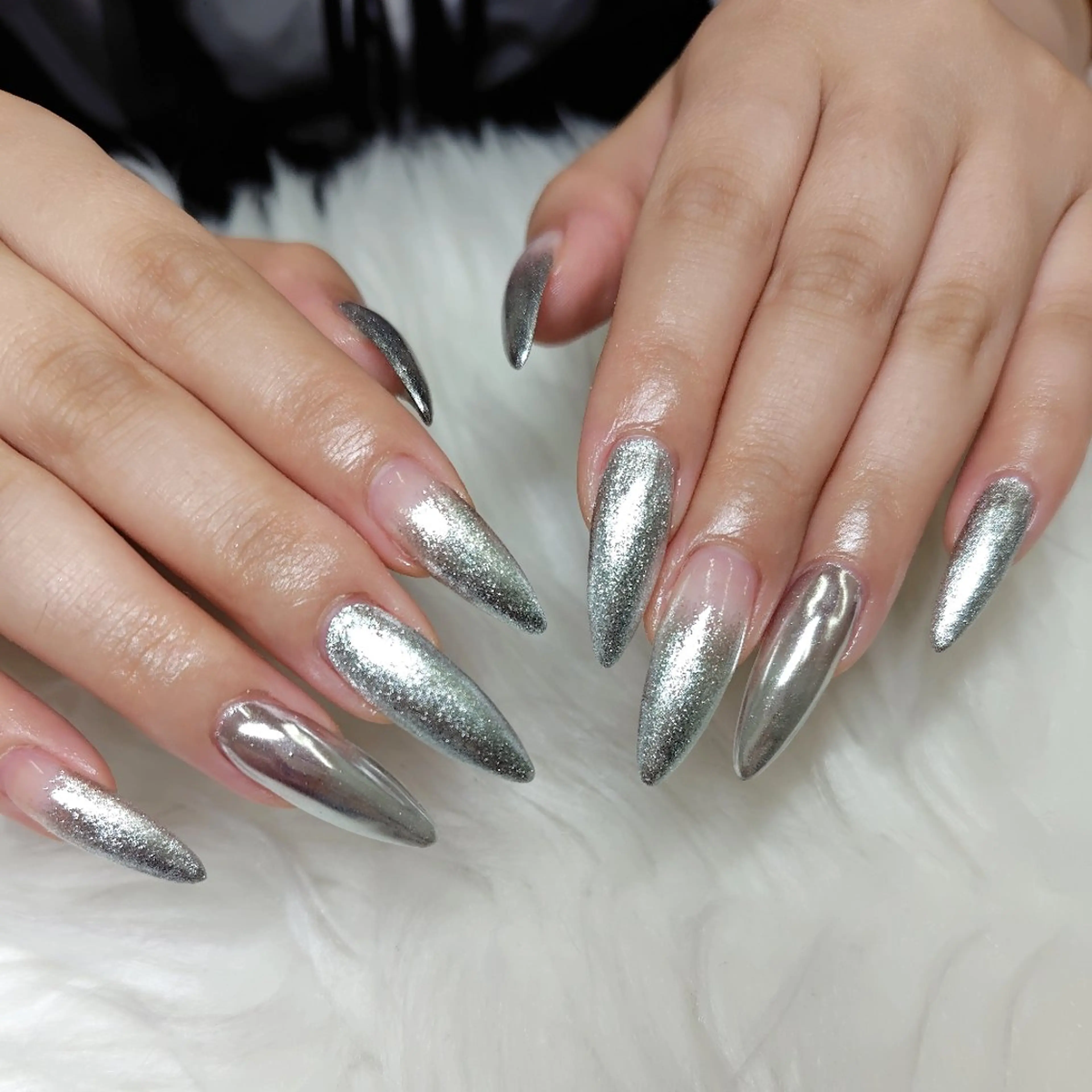 ネイル ミラーネイル ハンドネイル Bianca浦和西口 ⭐mitoのネイルデザイン