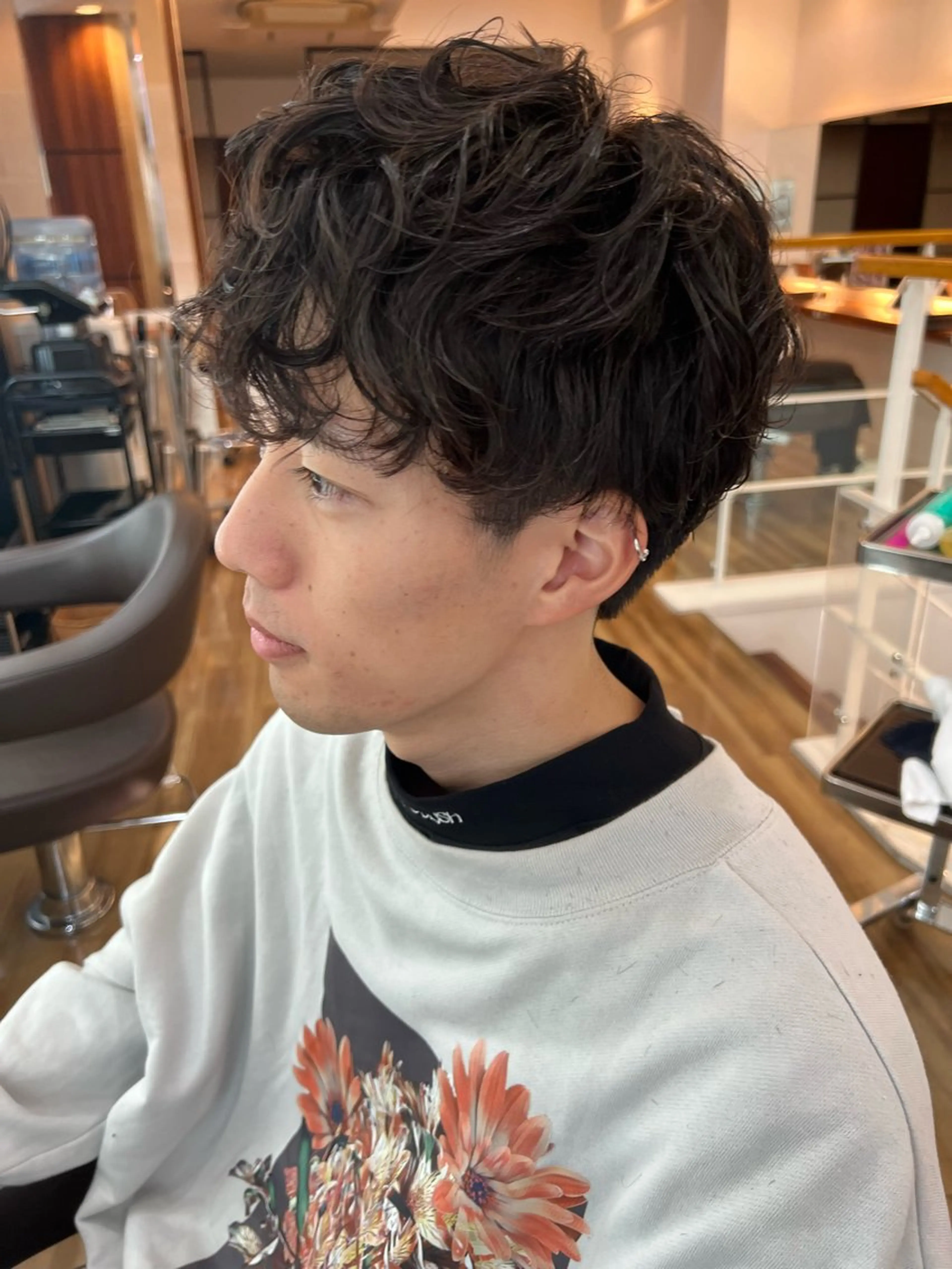 パーマ メンズ 池田理紗/ bob/メンズカットのヘアスタイル