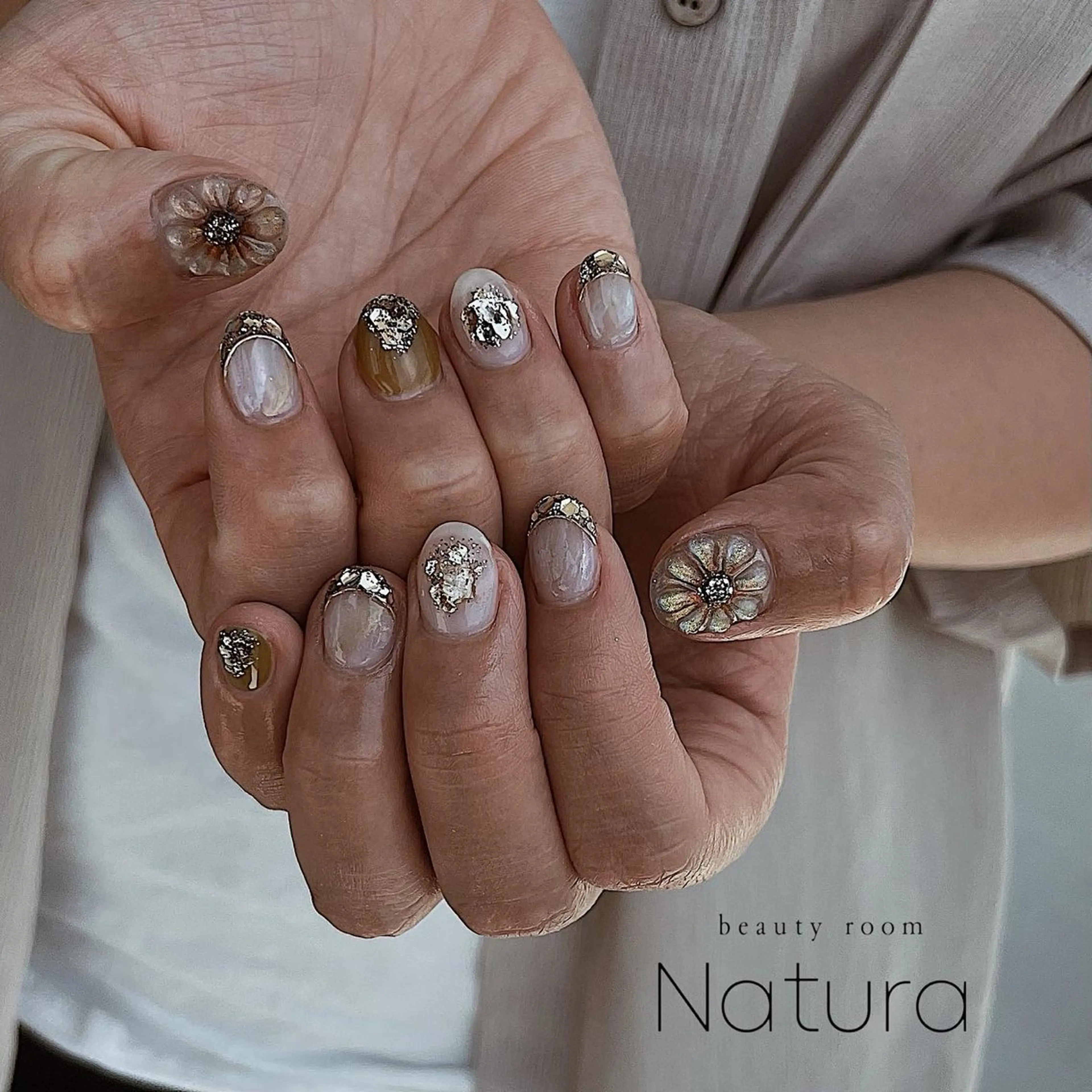 ネイル ハンドネイル beautyroom Naturaのネイルデザイン