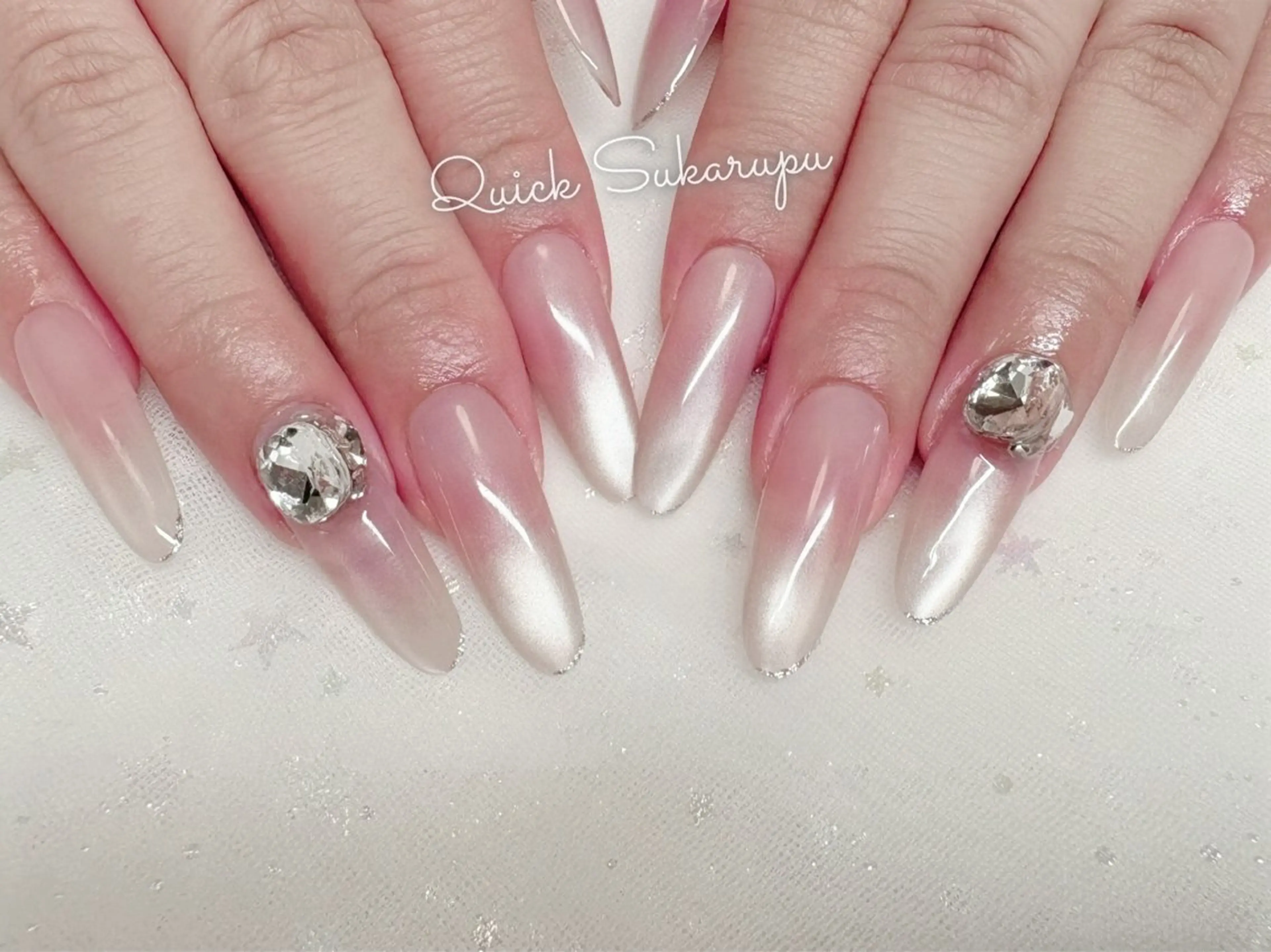 ロング Quick Sukarupuのネイルデザイン