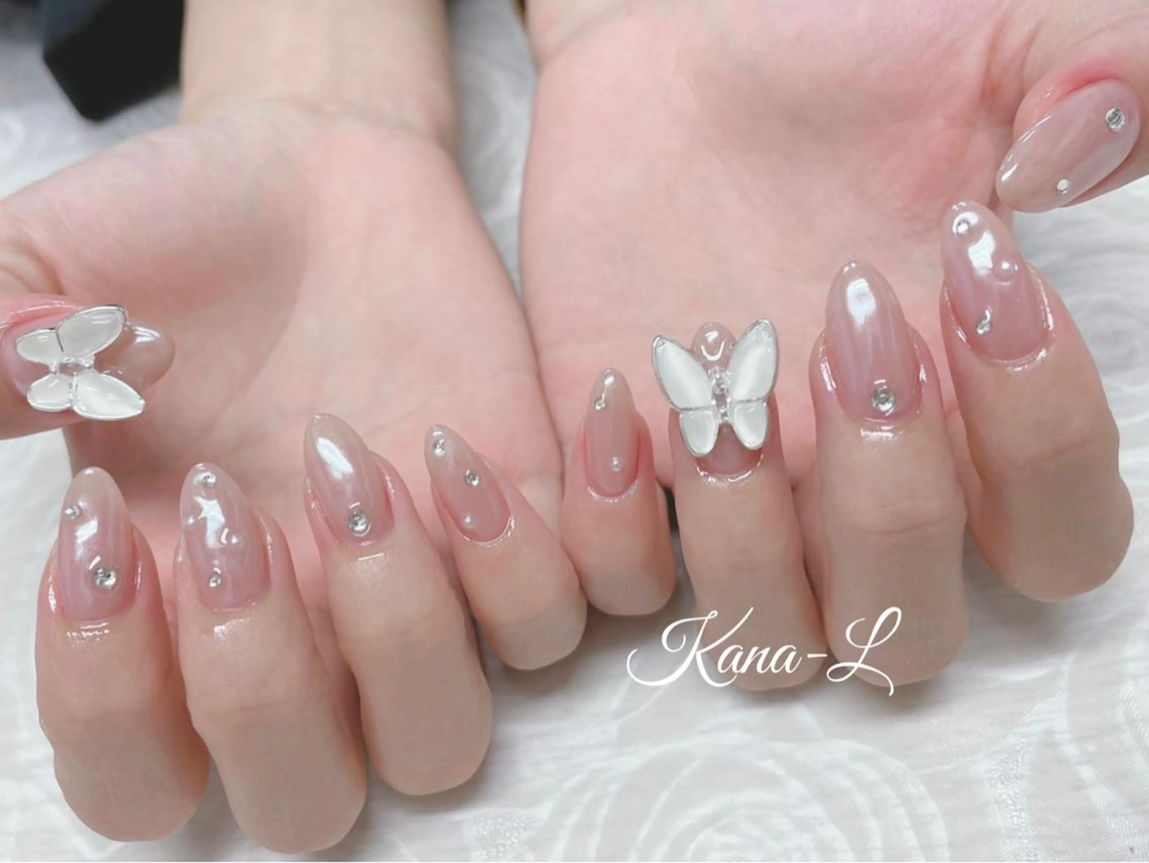 カラー ネイル ジェルネイル キラキラネイル 韓国ネイル ミラーネイル パラジェル 芦辺 香奈のネイルデザイン