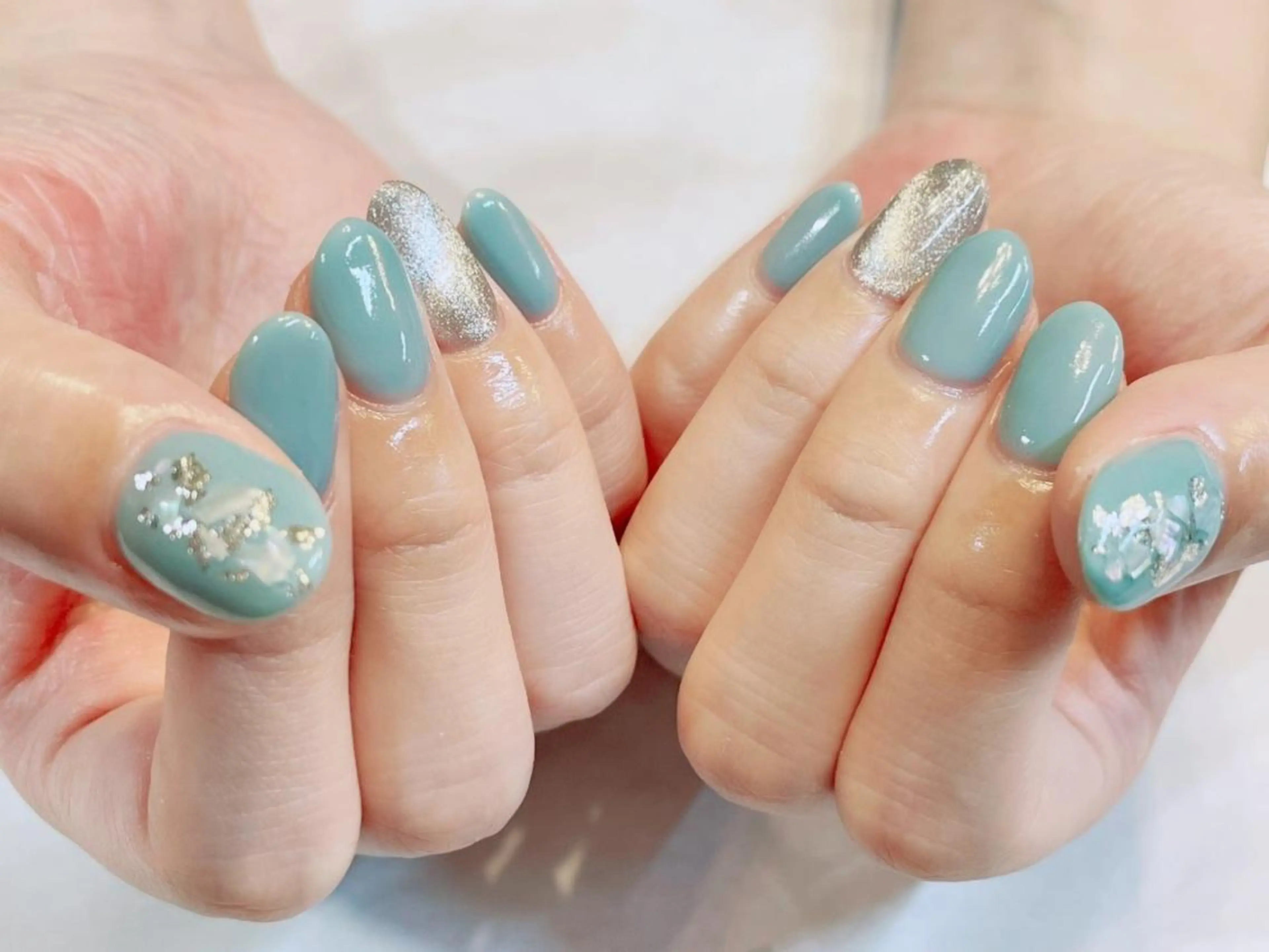 ネイル アートネイル ジェルネイル ニュアンスネイル パラジェル Nailist Honamiのネイルデザイン