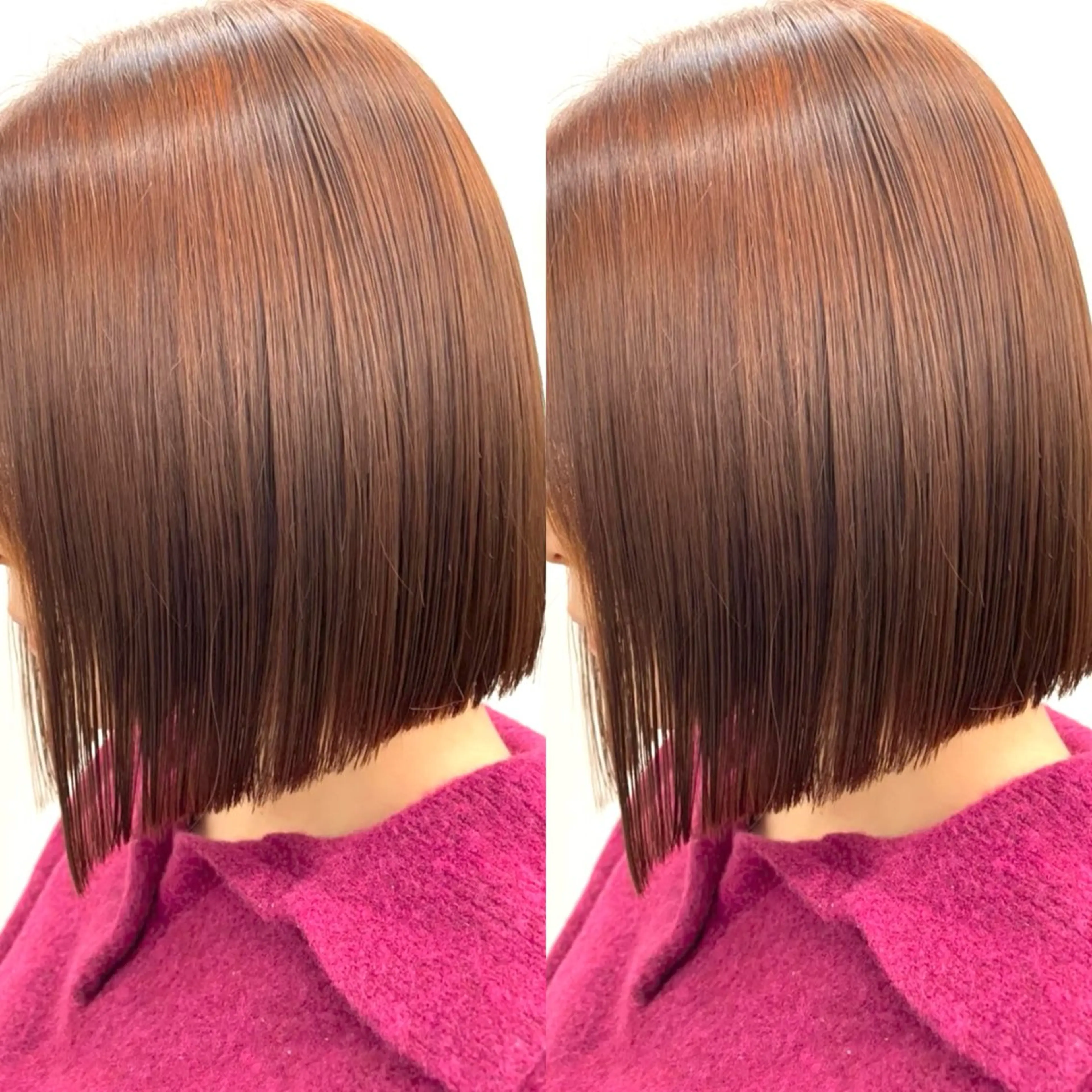 ショート カラー ブラウンカラー オレンジ オレンジブラウン ボブ カット ヘアカラー トリートメント ヘアセット ブリーチ無しダブル カラー🦕まどかのヘアスタイル
