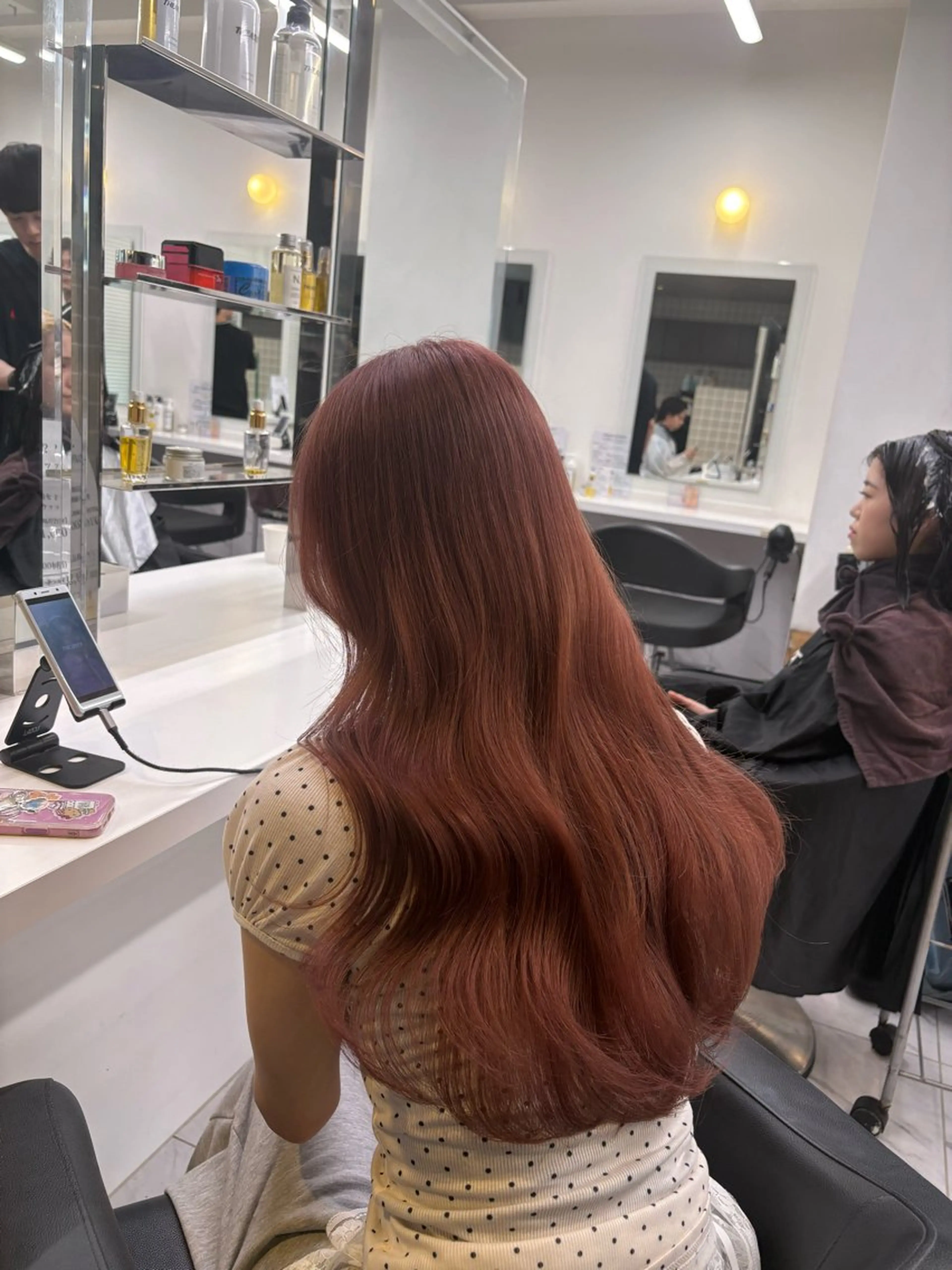 カラー ヘアカラー トリートメント 透明感ベージュ🤎 ナチュラルレイヤーのヘアスタイル