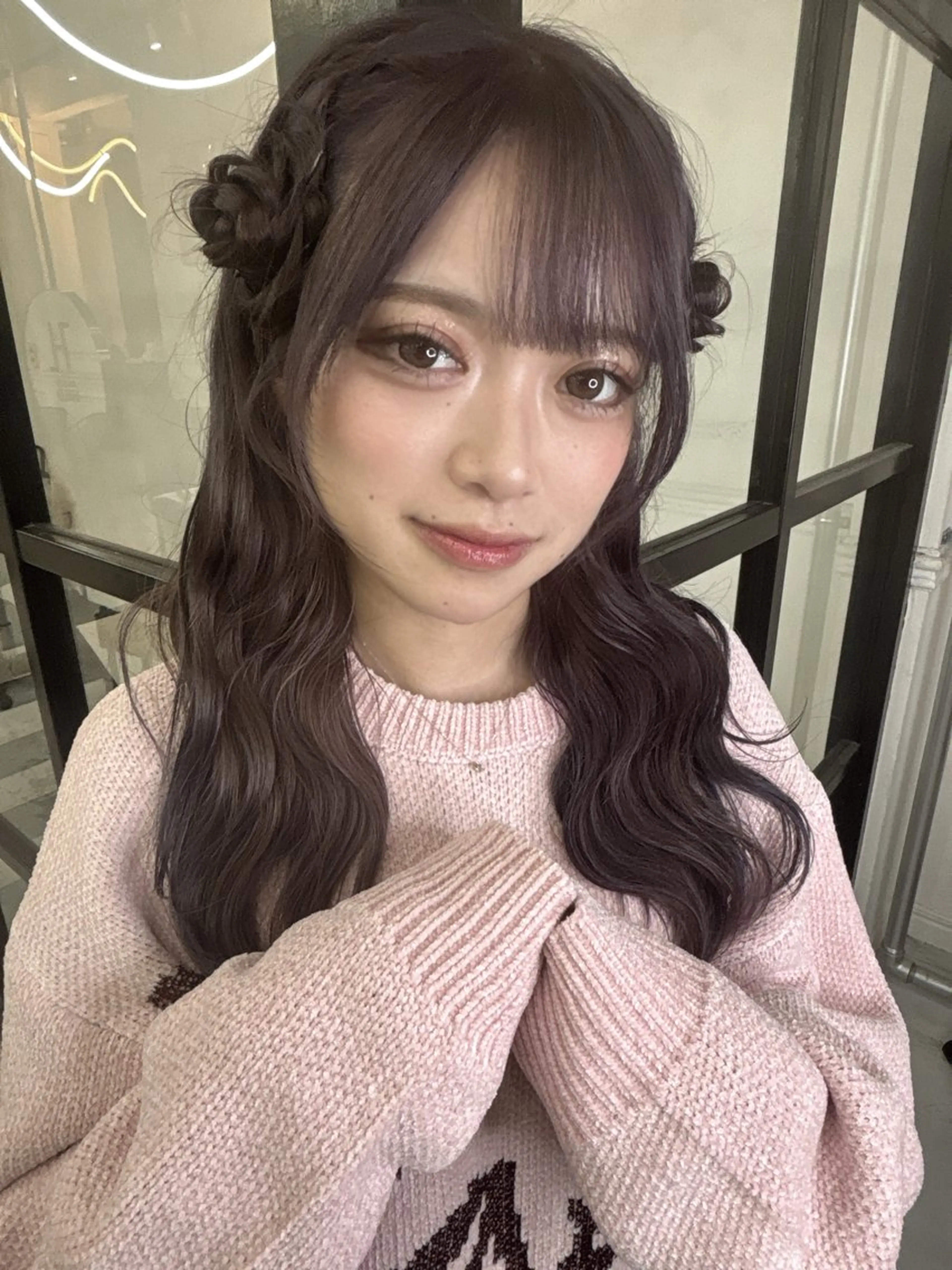 ロング ヘアセット MaisonHALU さくらのヘアスタイル