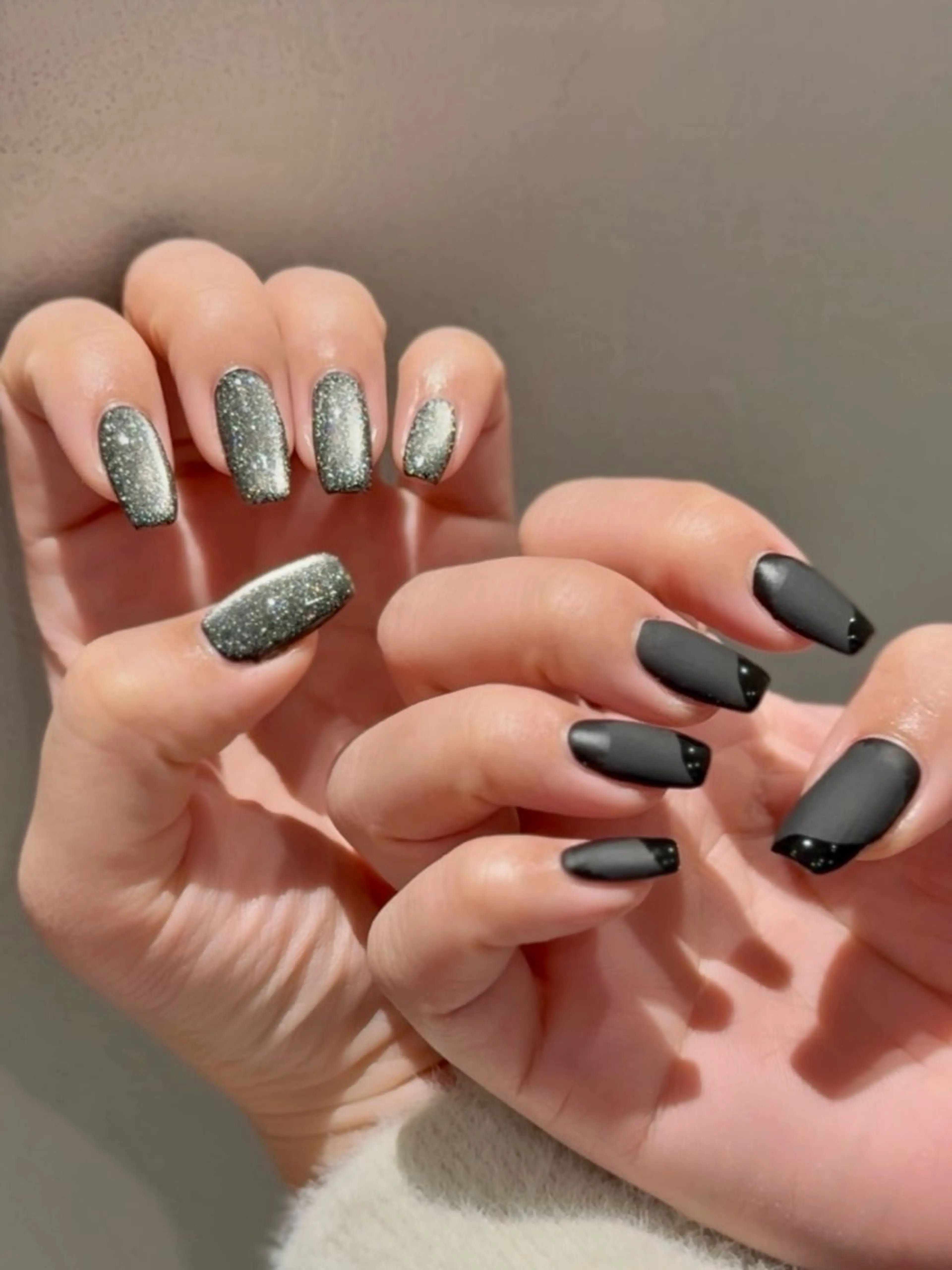 ネイル フレンチネイル マグネットネイル マットネイル 【 enn 】 Uzuka Yukaのネイルデザイン