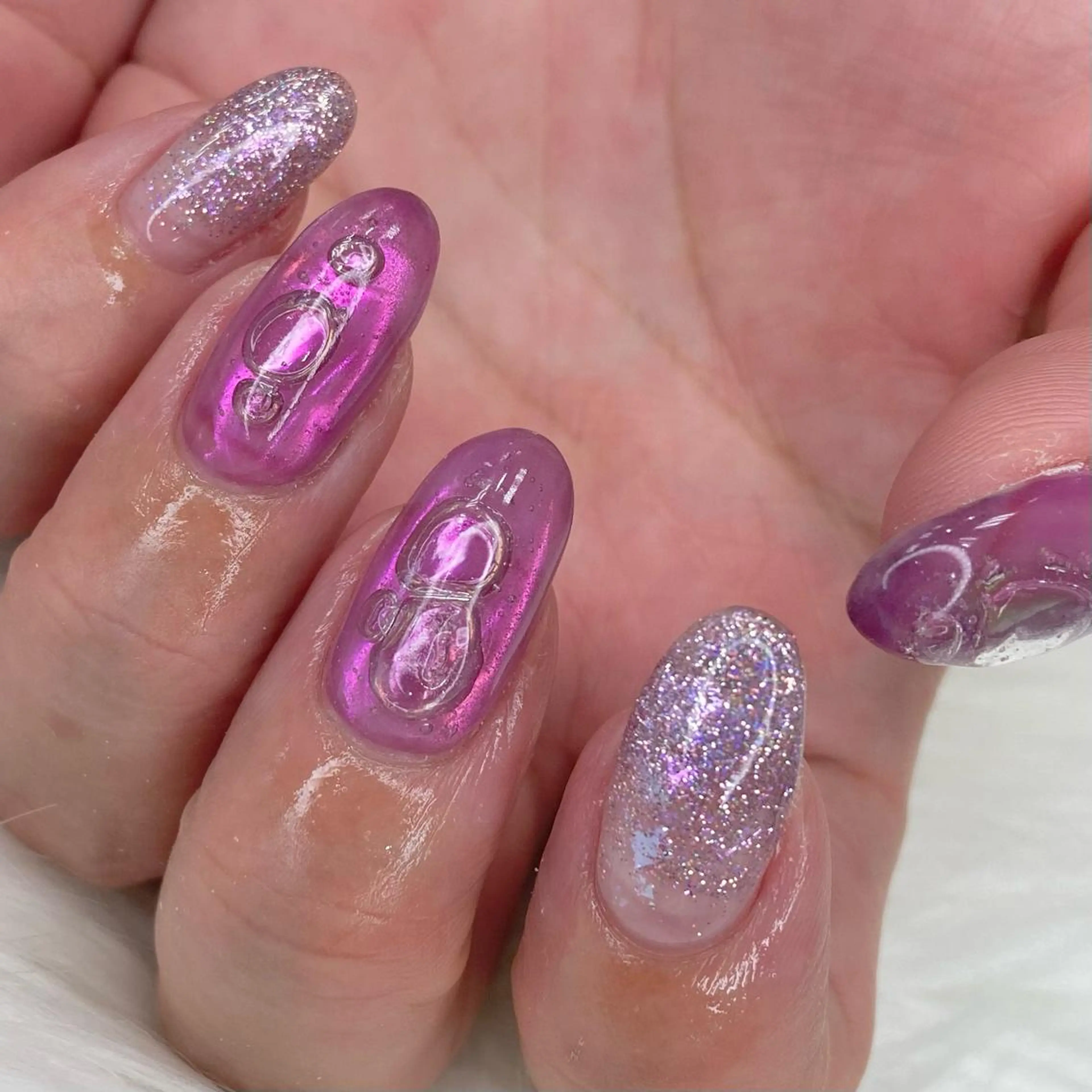 ミディアム カラー ネイル be-cares beauty(豊川店のネイルデザイン