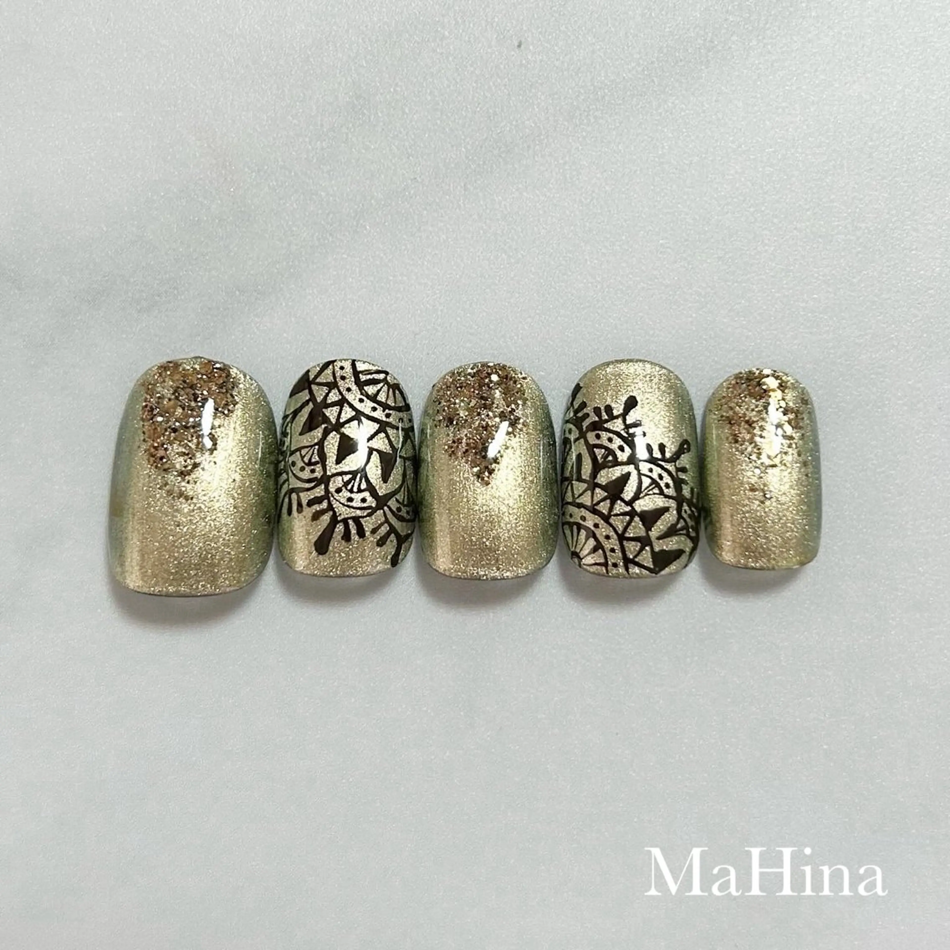 ネイル アートネイル ハンドネイル MaHina🌙 salonのネイルデザイン