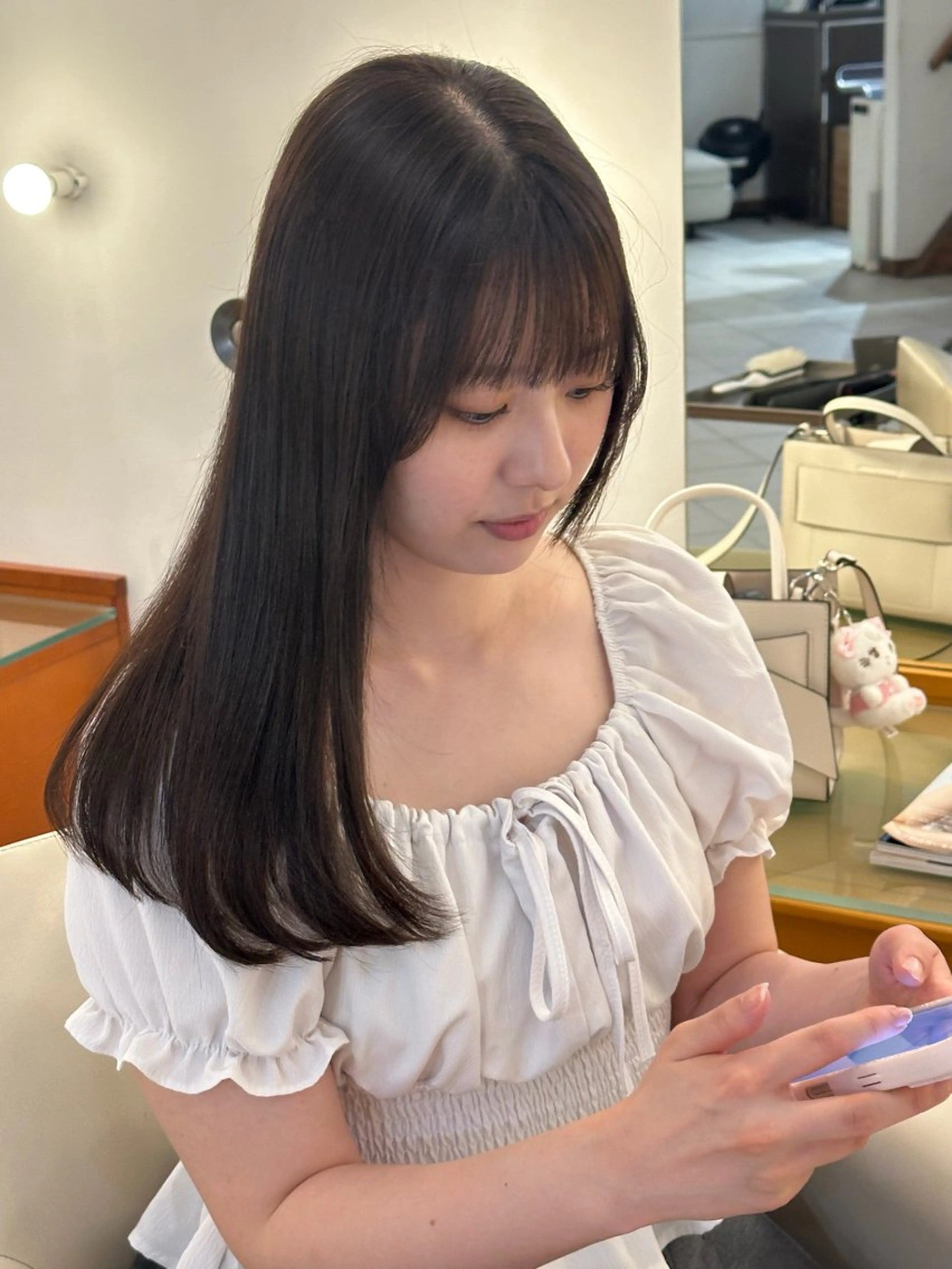 カラー グレージュ fiorista🌼 ayanaのヘアスタイル