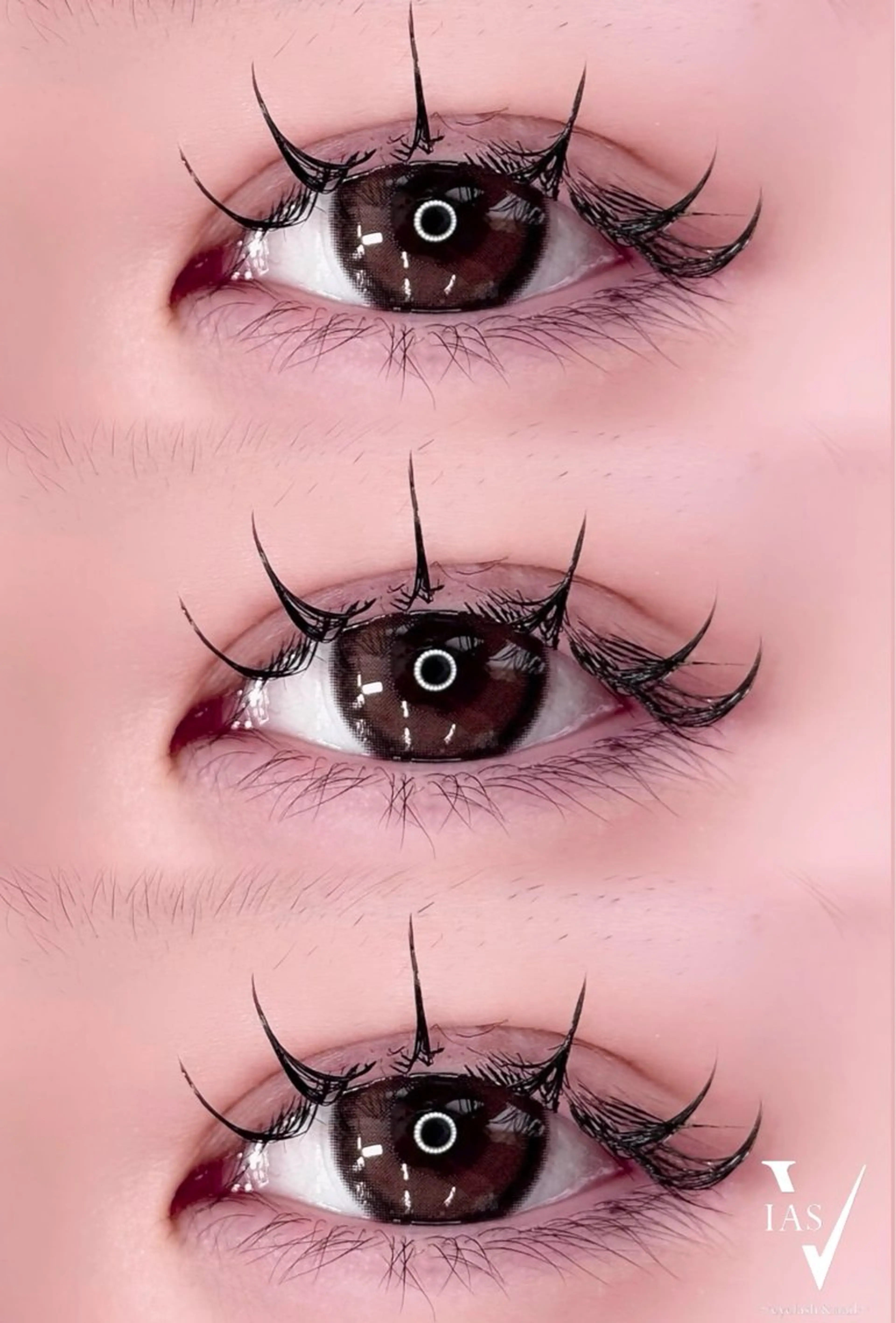 マツエク・マツパ フラットラッシュ VIAS sakiのマツエク・マツパデザイン