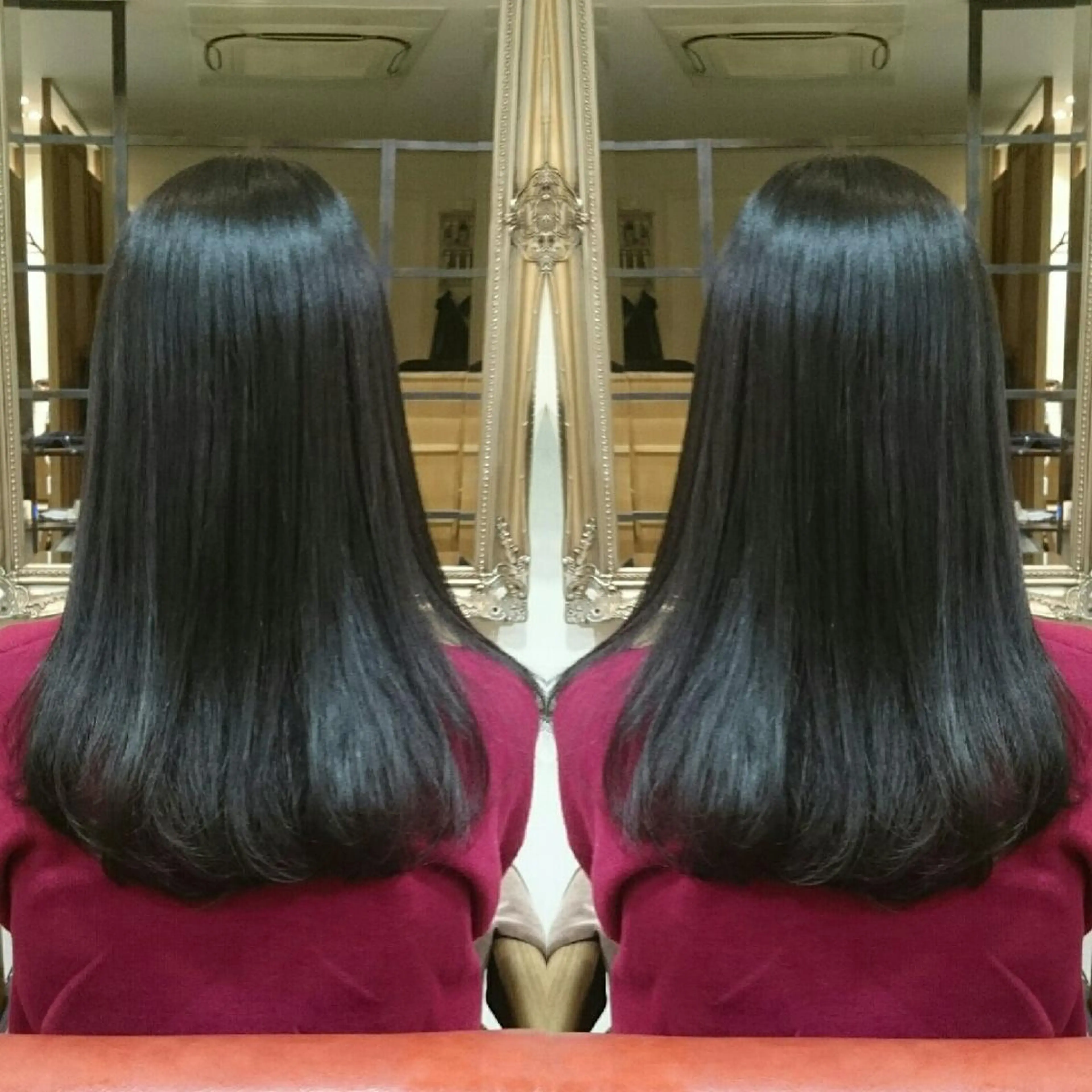 カラー セミロング カット トリートメント RITA Hairs所属・☆艶髪・美髪☆ 川本のヘアスタイル