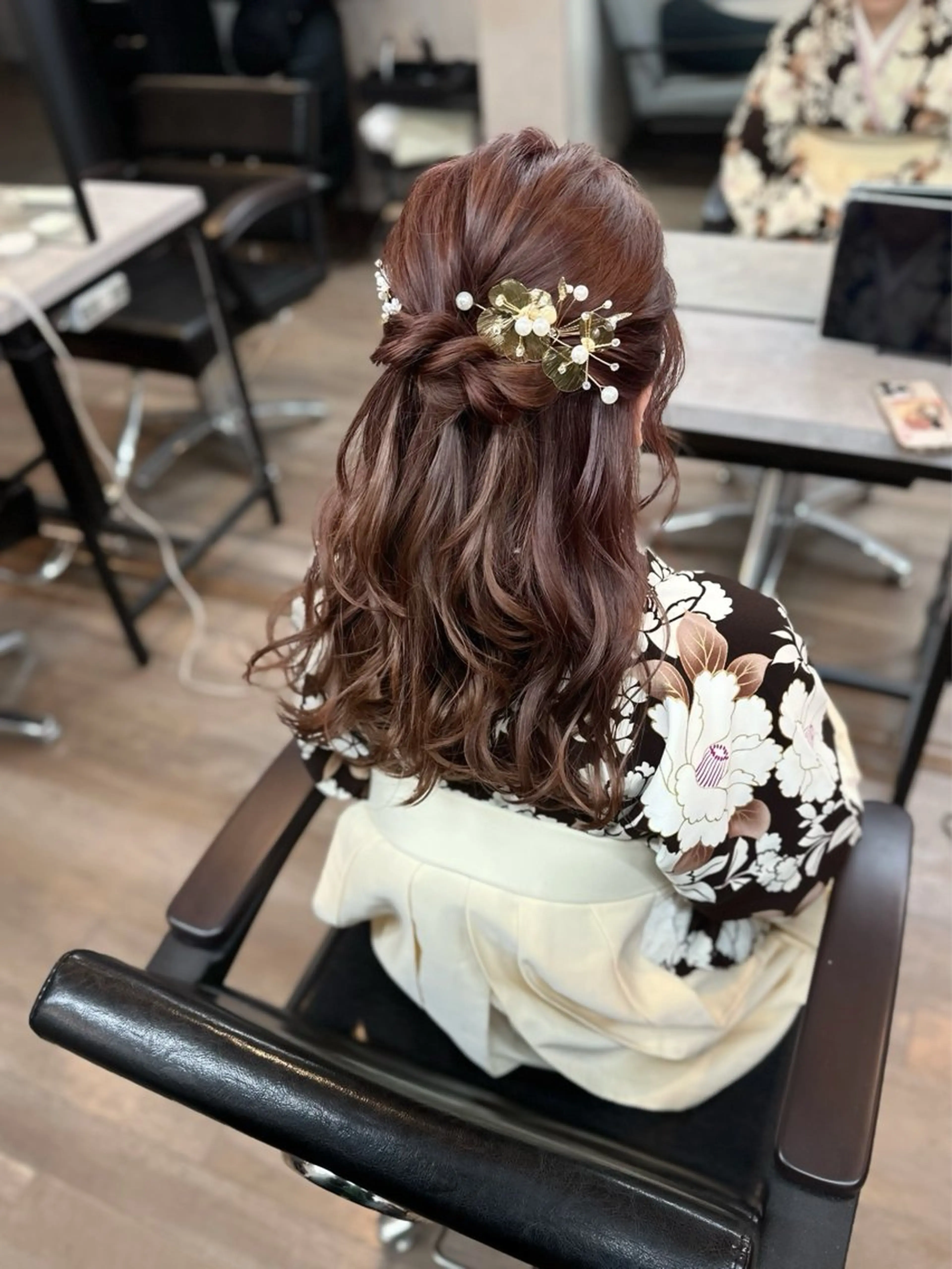 ロング ヘアアレンジ 🗻飯田誠也🗻 カットカラー得意のヘアスタイル