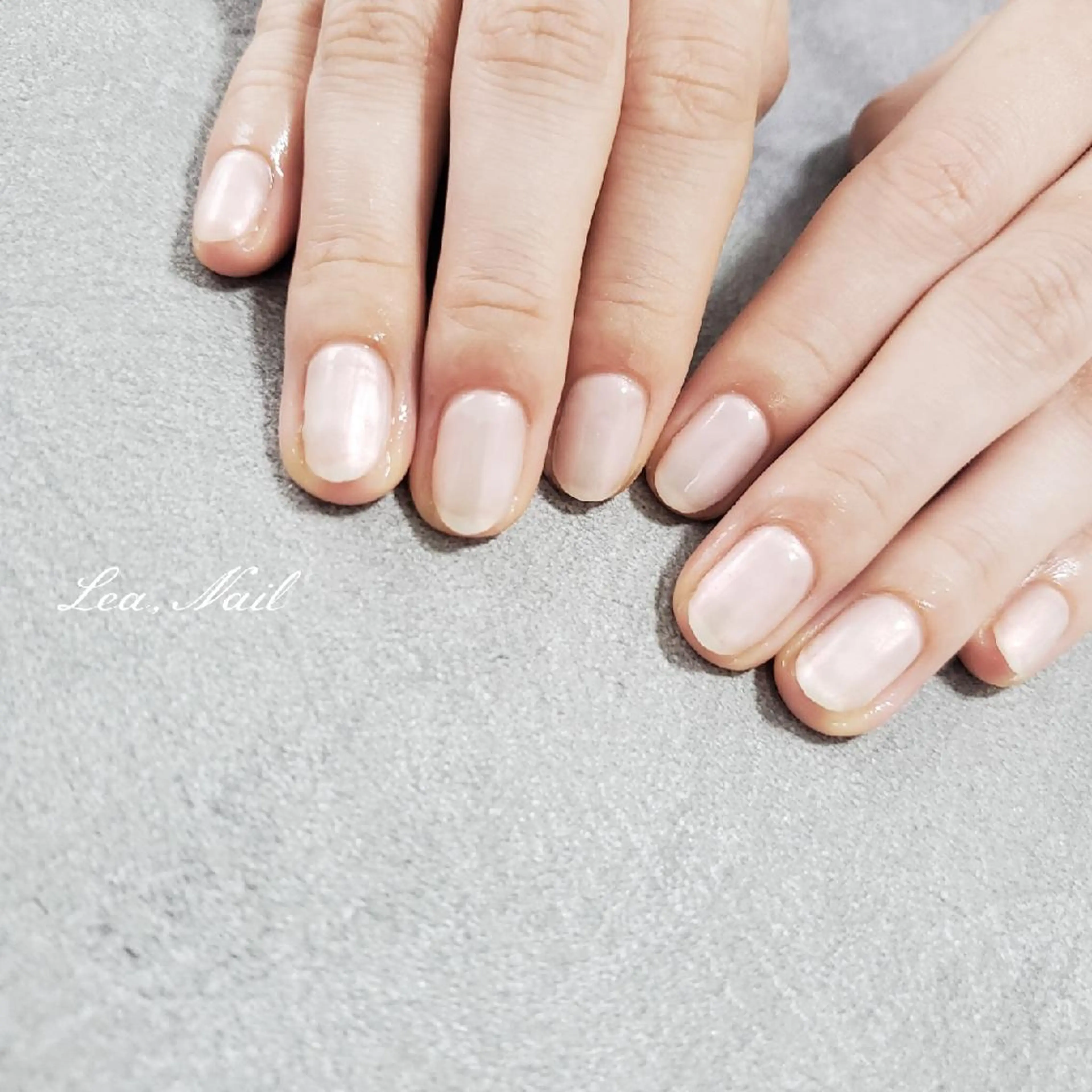 ネイル ワンカラーネイル Lea,Nail所属・松橋 愛のネイルデザイン