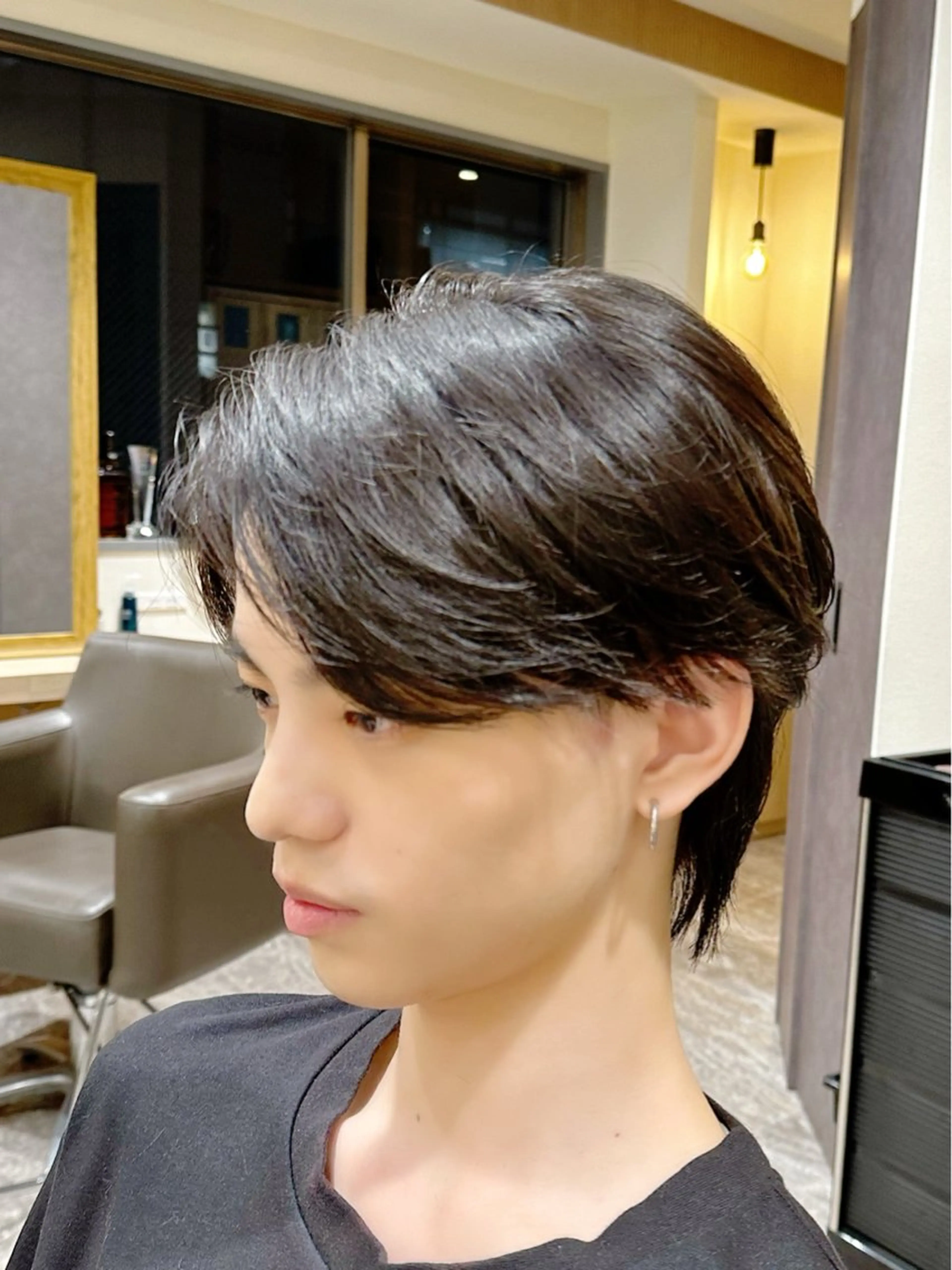 人気No.2❤️【平日ご新規様】メンズ似合わせカット✂×眉毛デザインカット×マーブ付きの写真