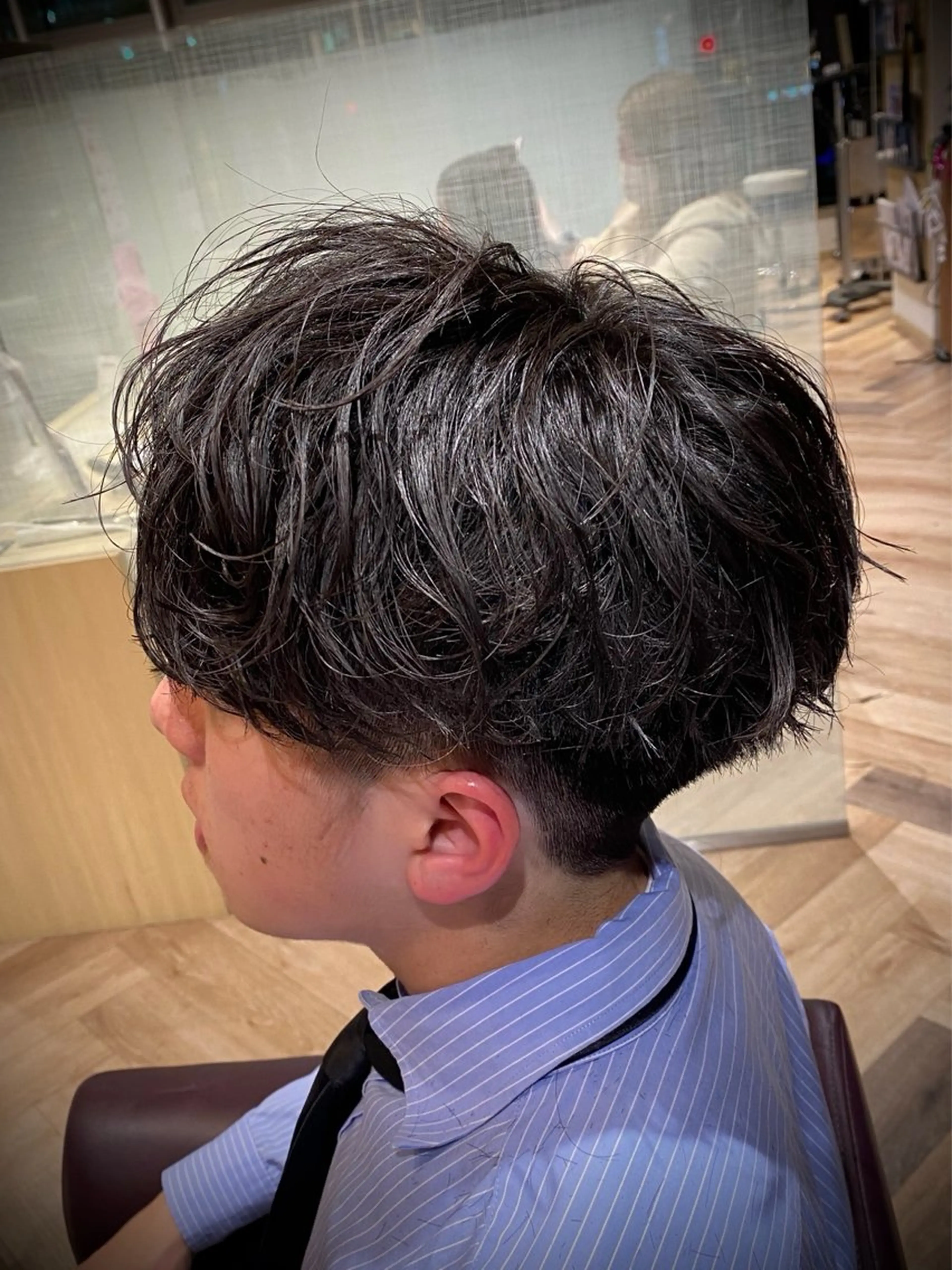 メンズ メンズ特化/フェザー /パーマ/伊勢元のヘアスタイル