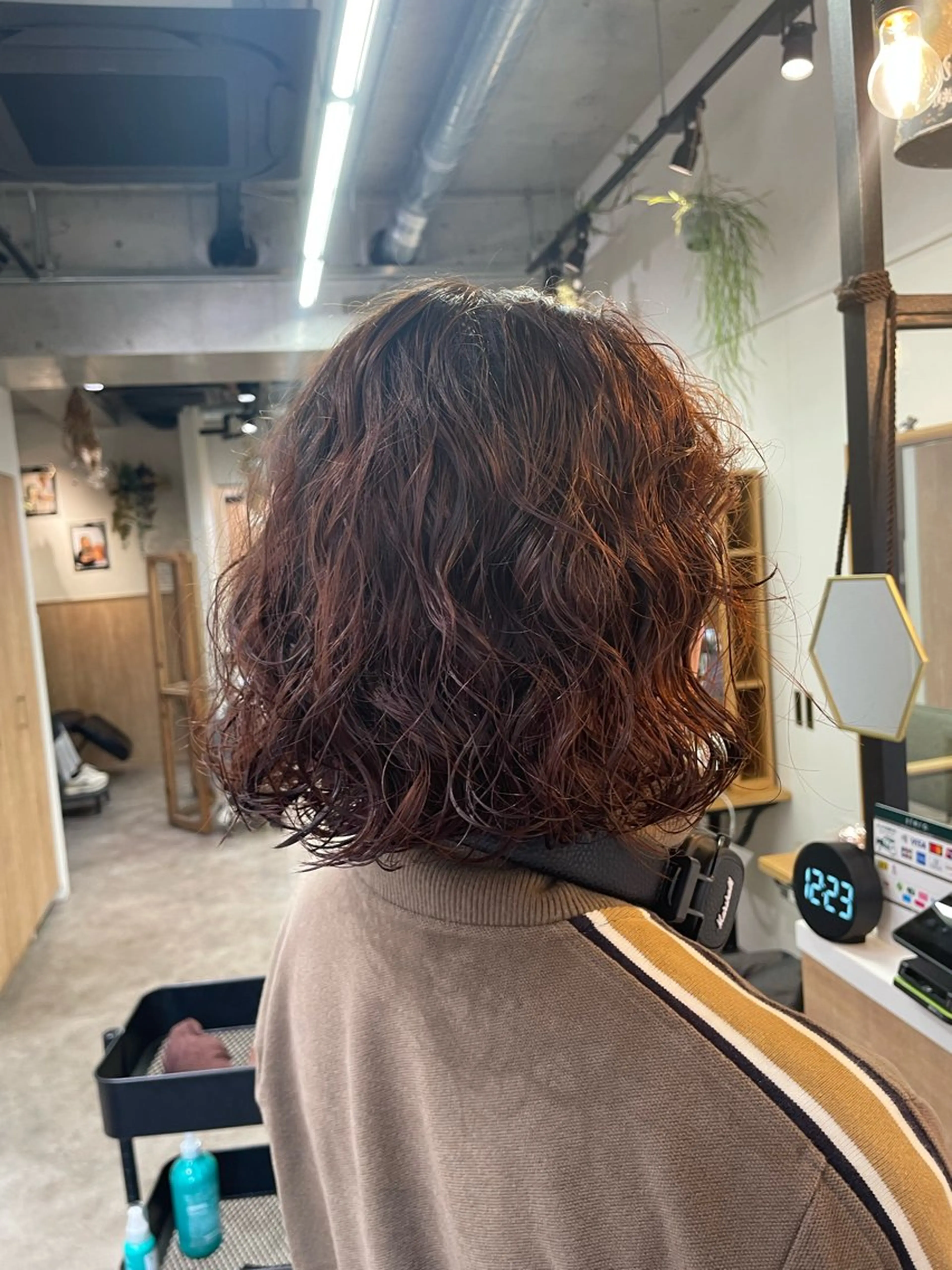 ショート カラー パーマ 🎀レイヤー/パーマ カラー/ai🎀のヘアスタイル