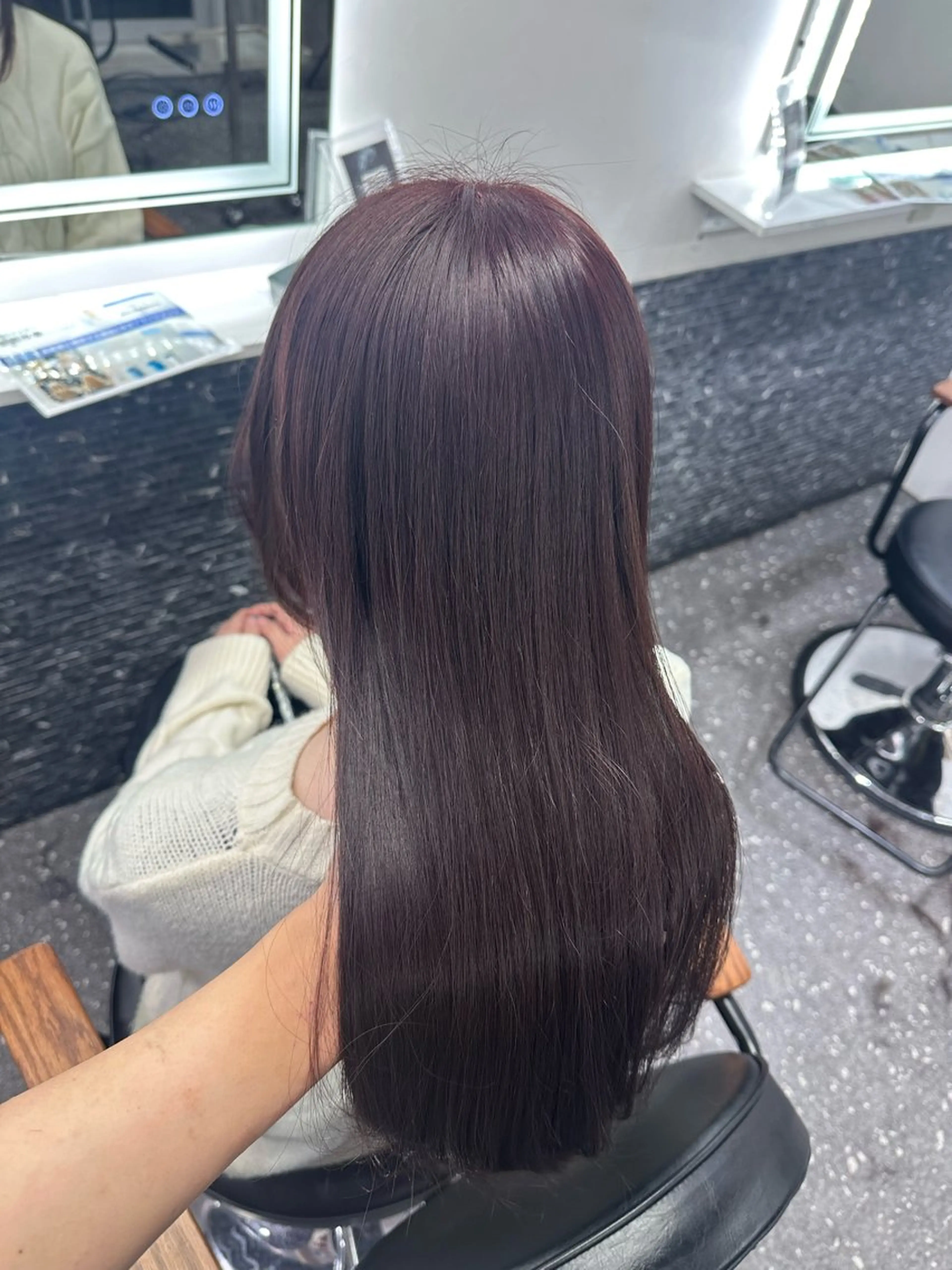 ロング カラー カット ヘアカラー トリートメント 髪質改善⭐️縮毛矯正 中野⭐️Rinaのヘアスタイル