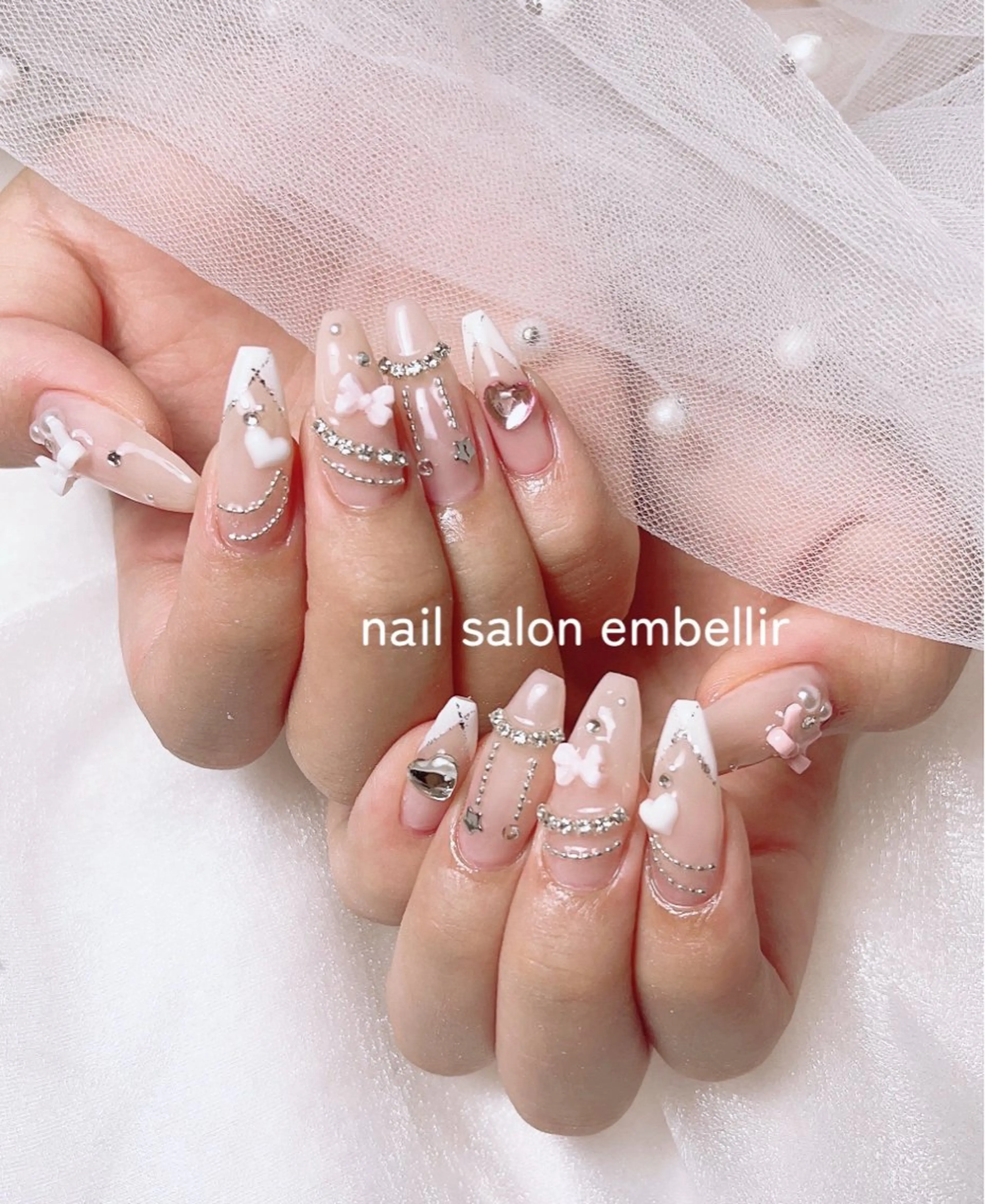 ネイル ハンドネイル embellir所属・emi ♡のネイルデザイン