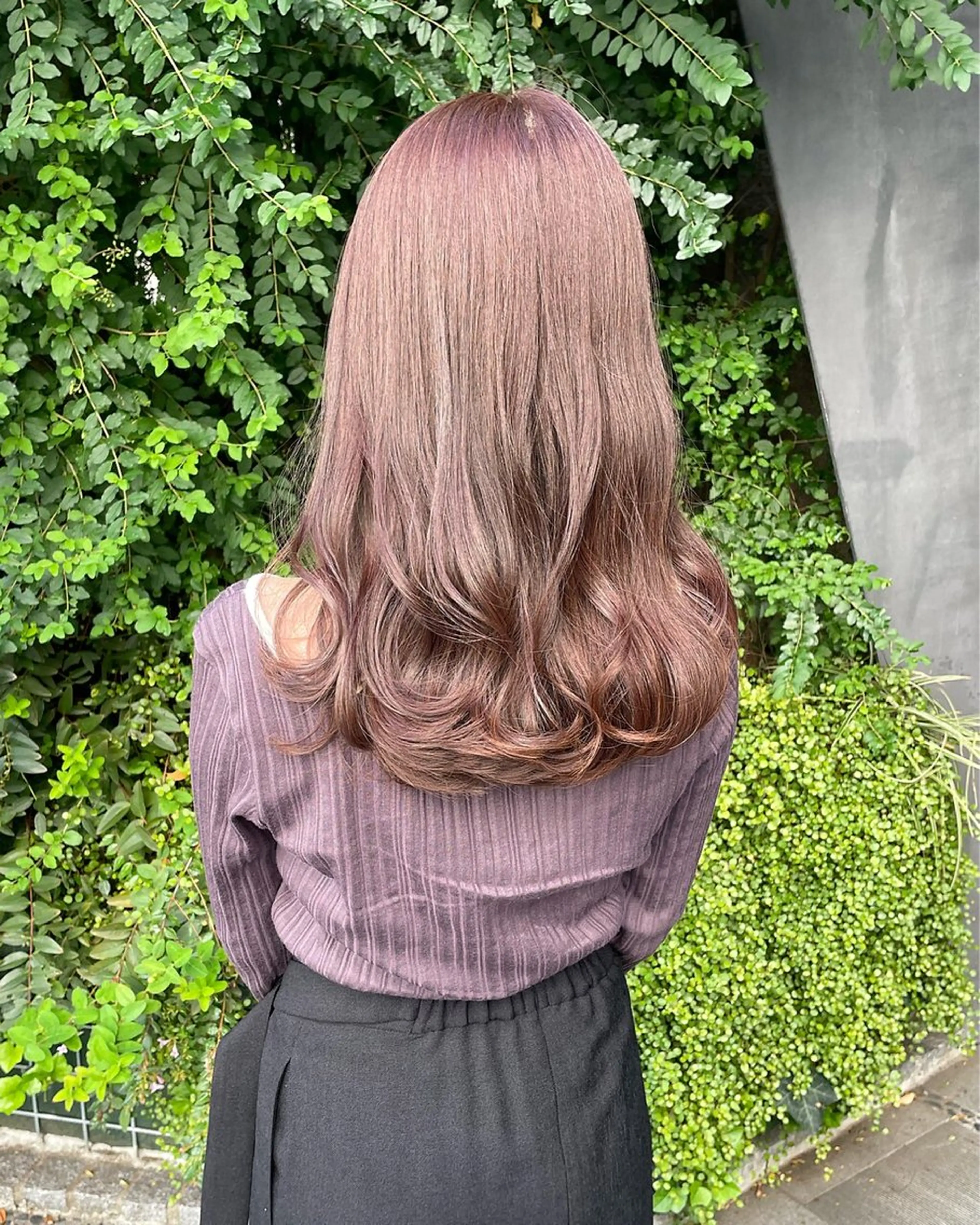 ロング カラー パーソナルカラー໒꒱ 顔タイプ/石塚わかなのヘアスタイル