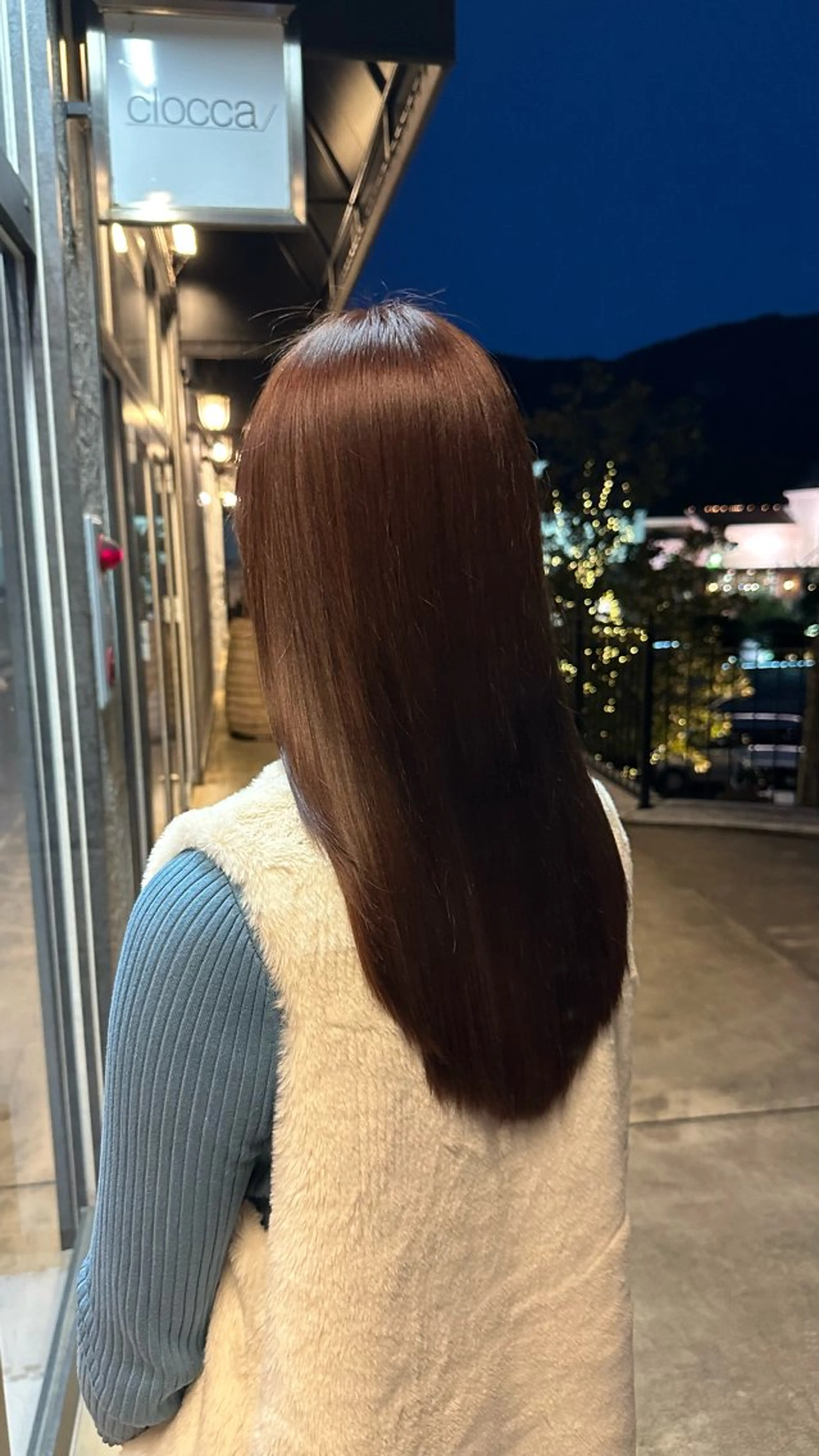 ロング カラー ブラウンカラー ラベンダーカラー ヘアカラー トリートメント 鵜飼 真伍のヘアスタイル
