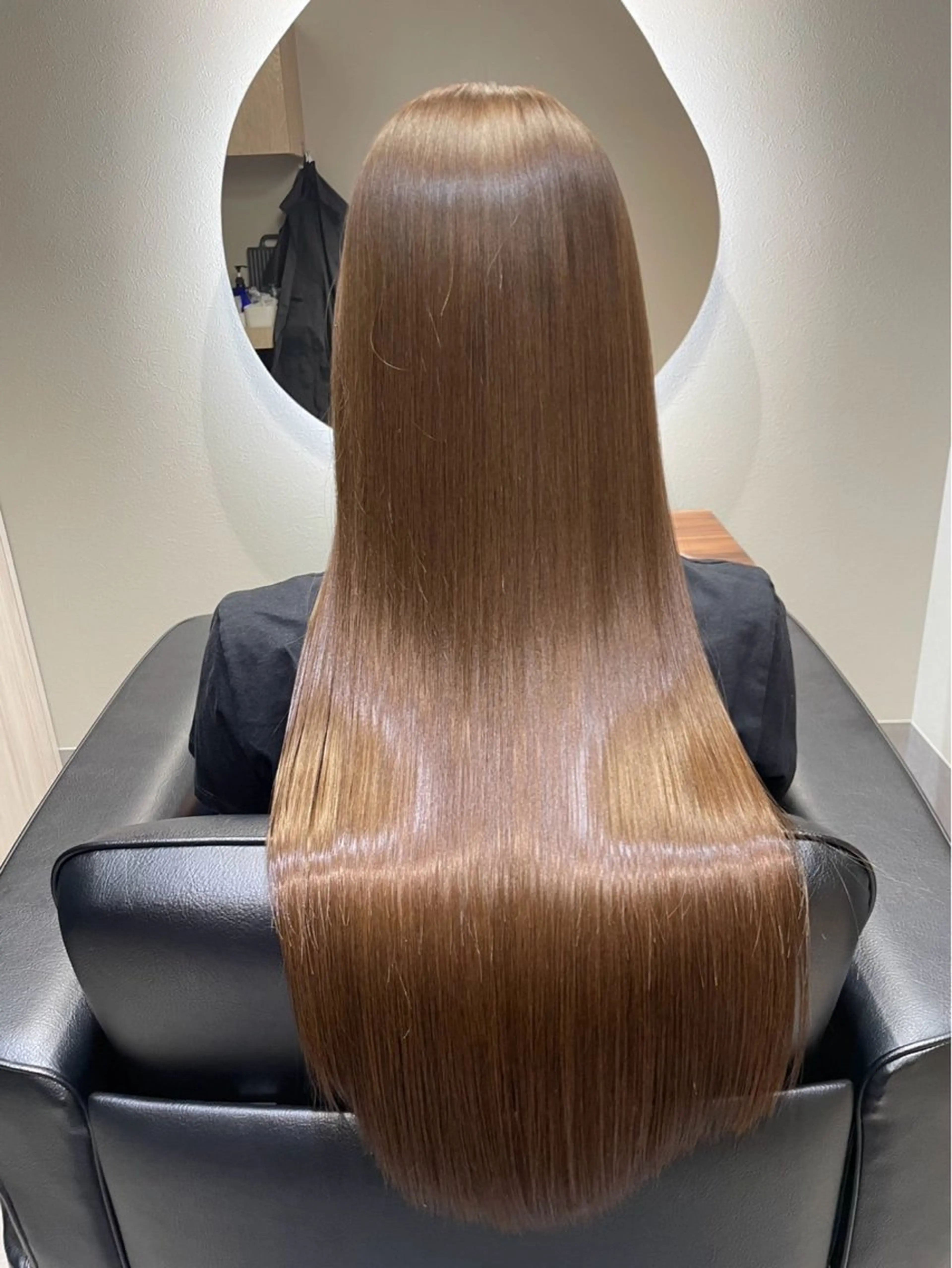 ロング カラー ヘアカラー トリートメント かんた /百道浜・髪質改善のヘアスタイル