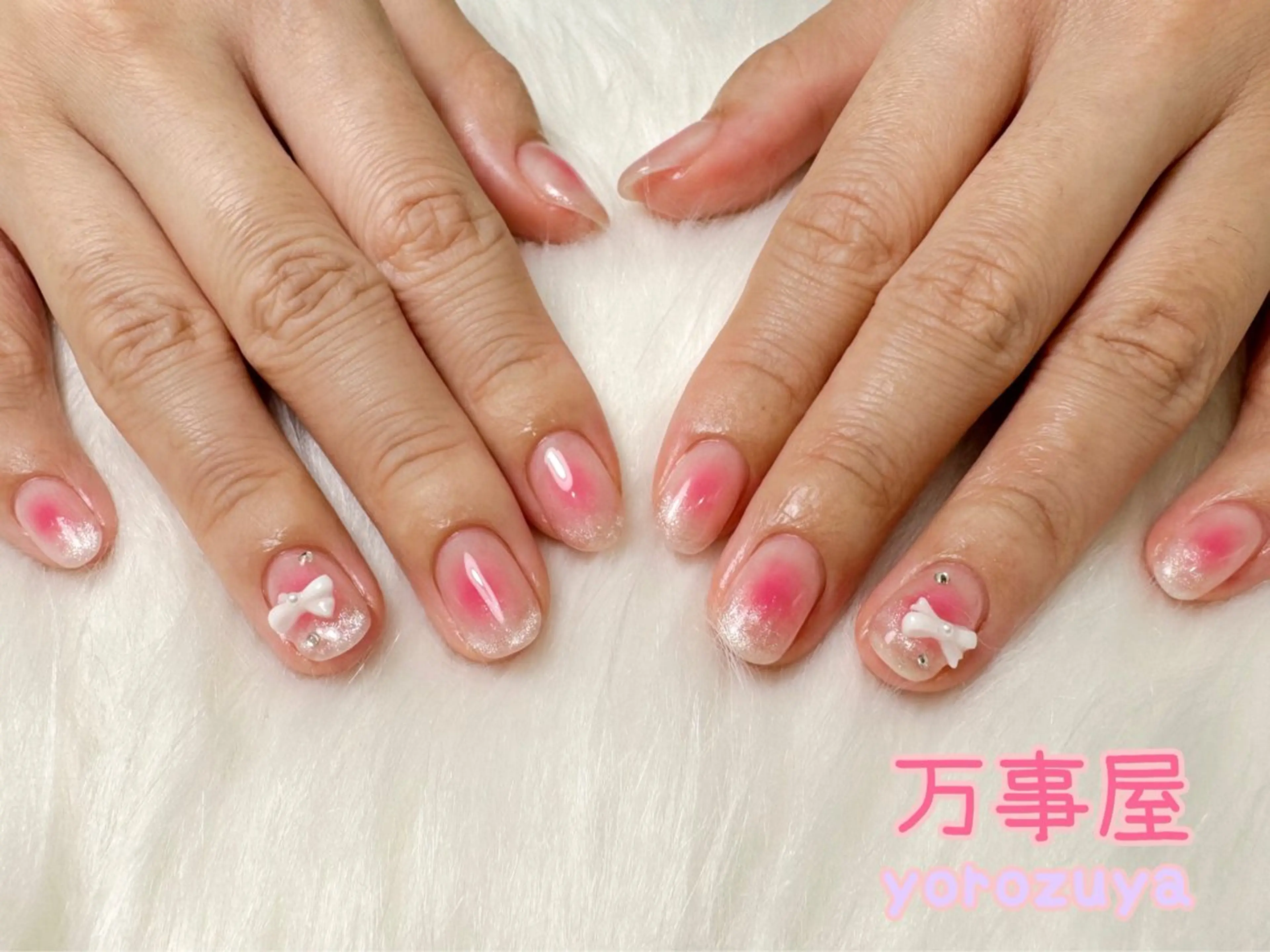 ネイル チークネイル ☆ YOROZUYA..のネイルデザイン