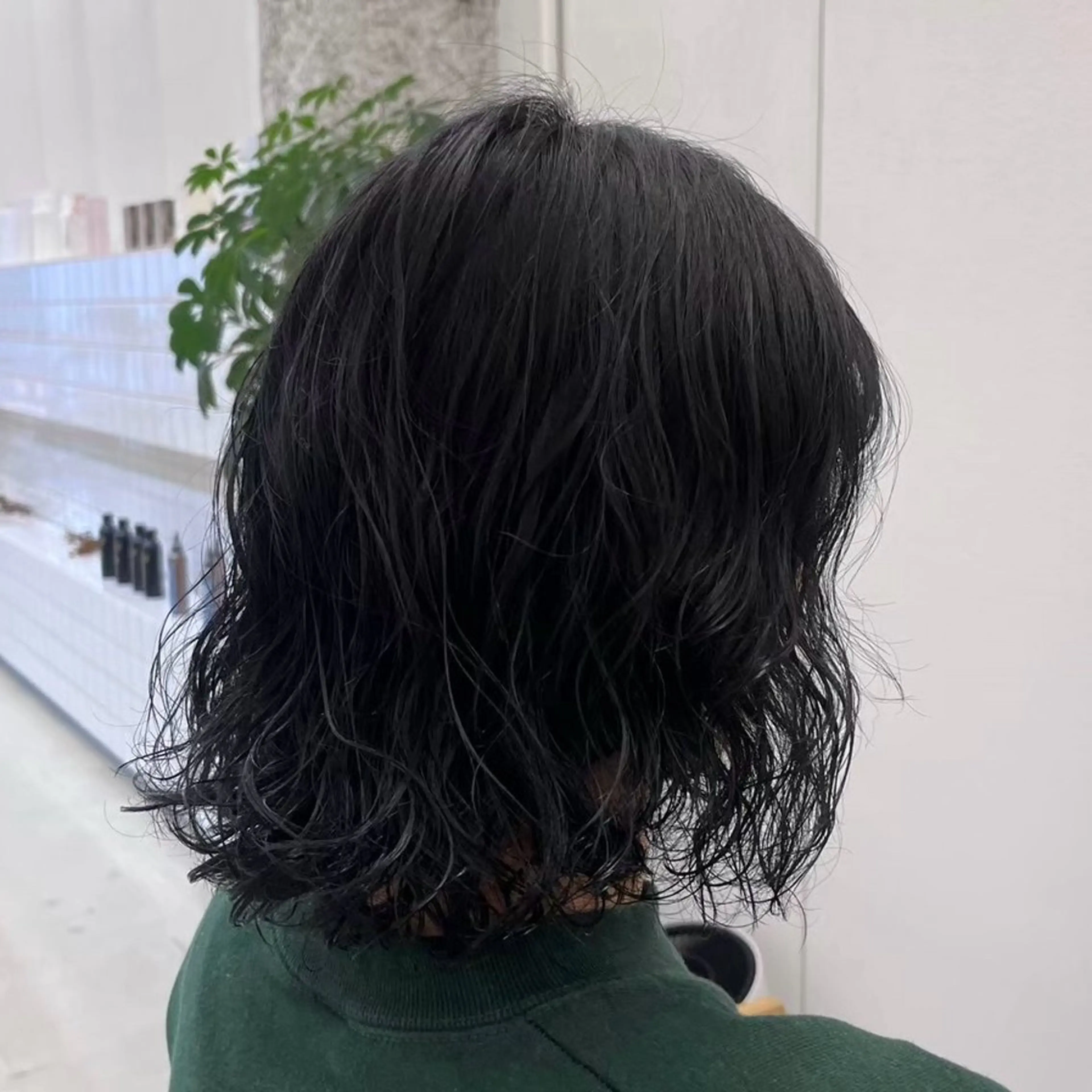 セミロング パーマ 横山 洋幸のヘアスタイル