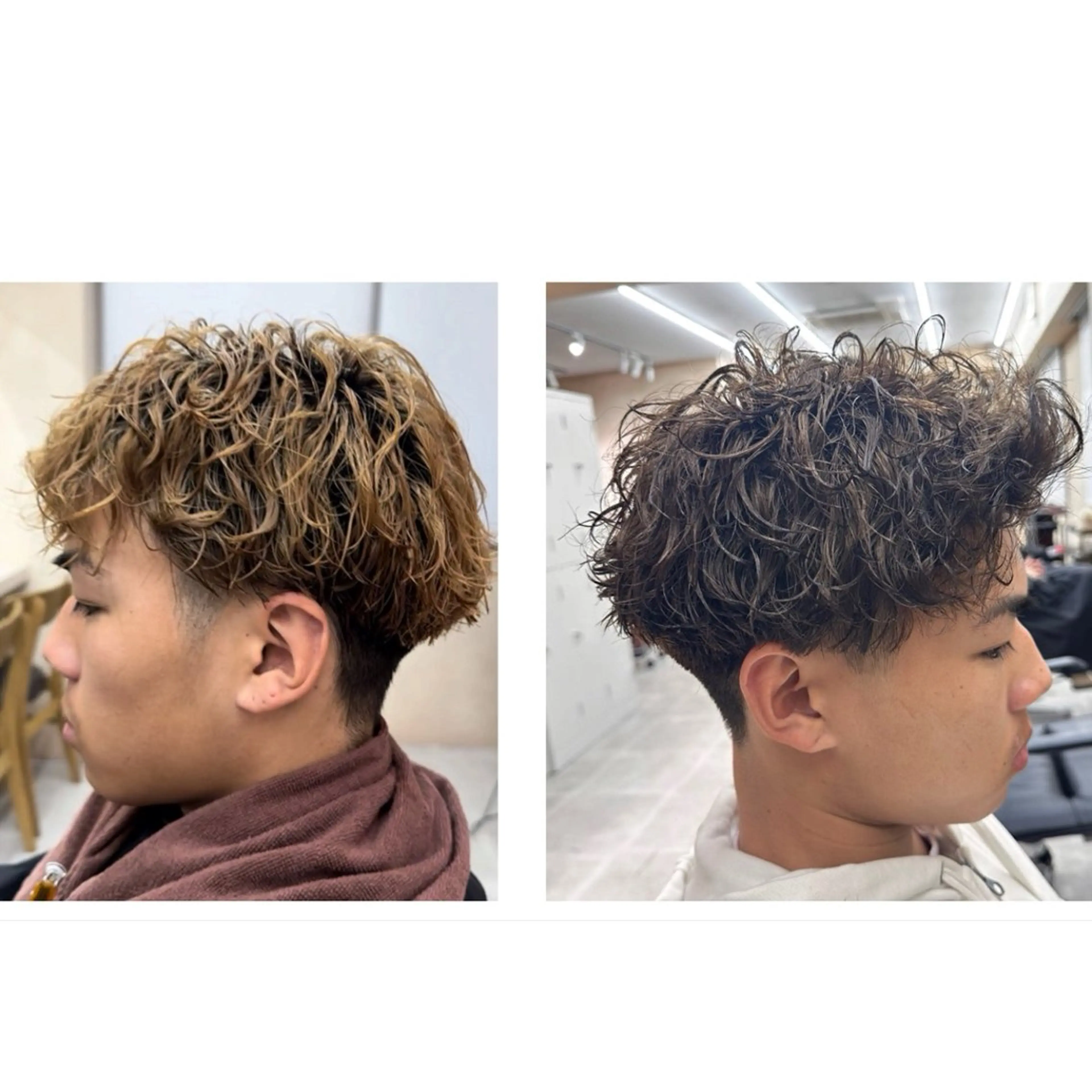 (メンズ)カット+ケアパーマの写真