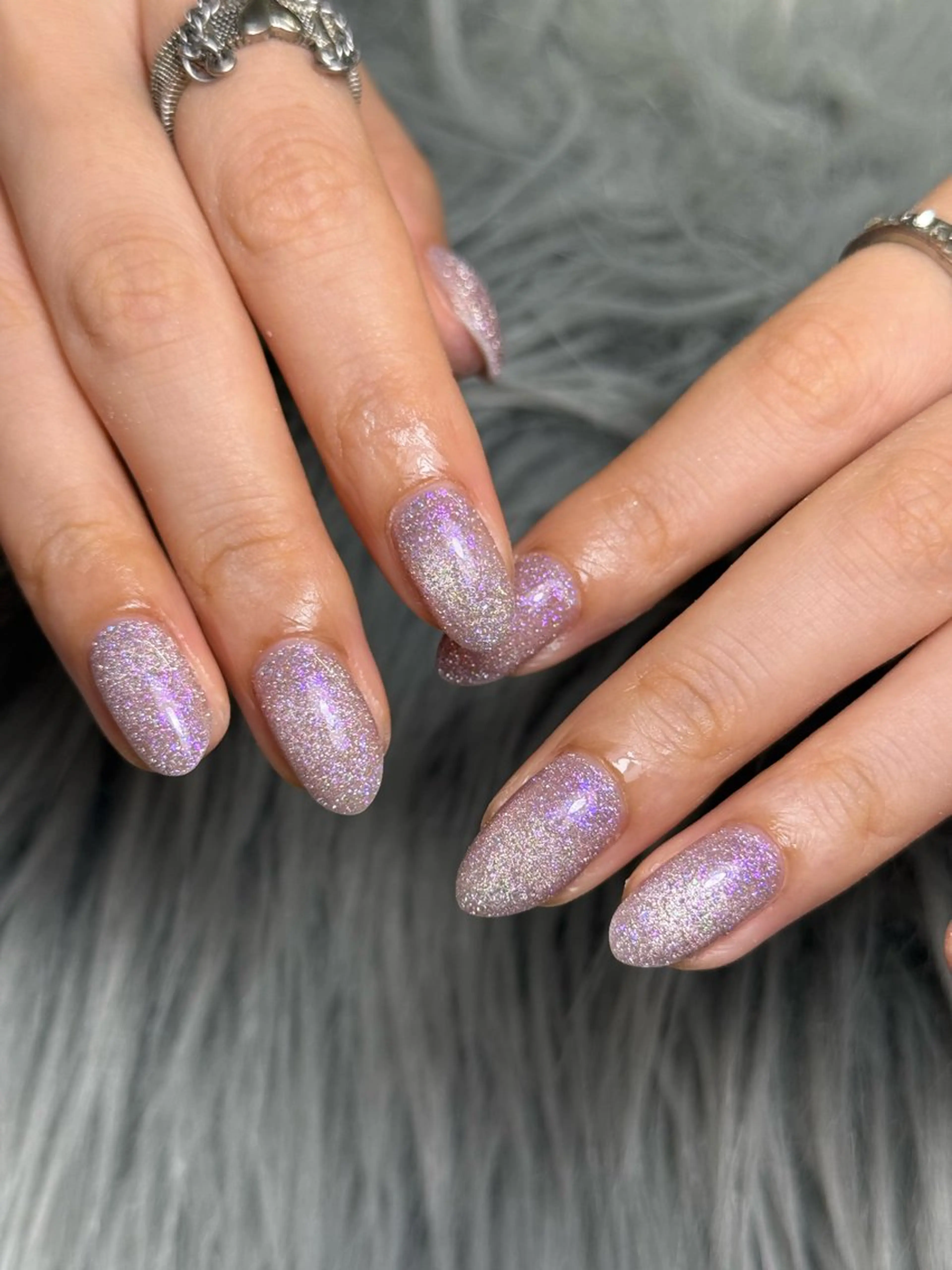 ネイル フラッシュネイル フットネイル キラキラネイル マグネットネイル ハンドネイル Nail salon h所属・nail salon h🎀小夏のネイルデザイン