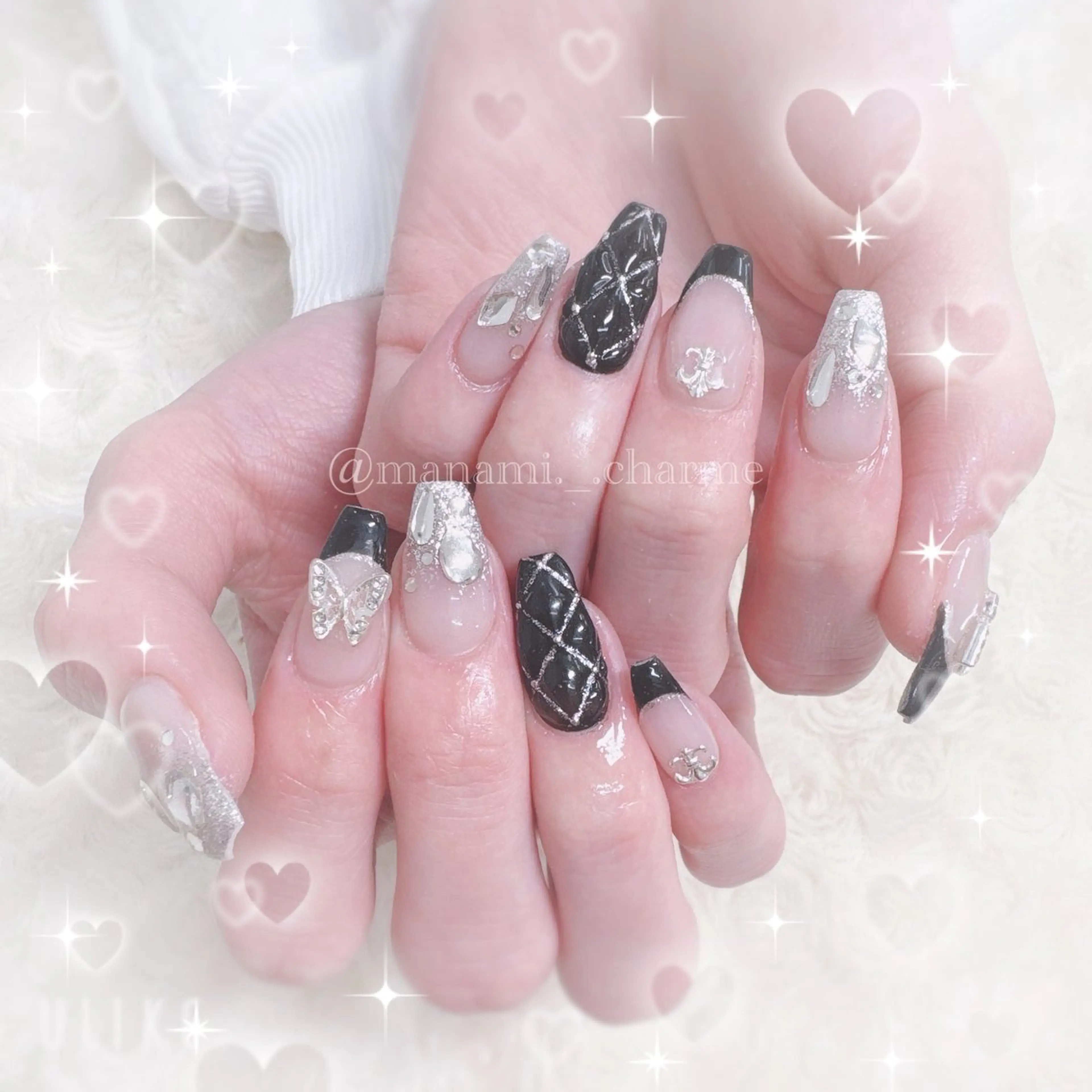 ネイル pourtoi 立川 manami⟡.·のネイルデザイン