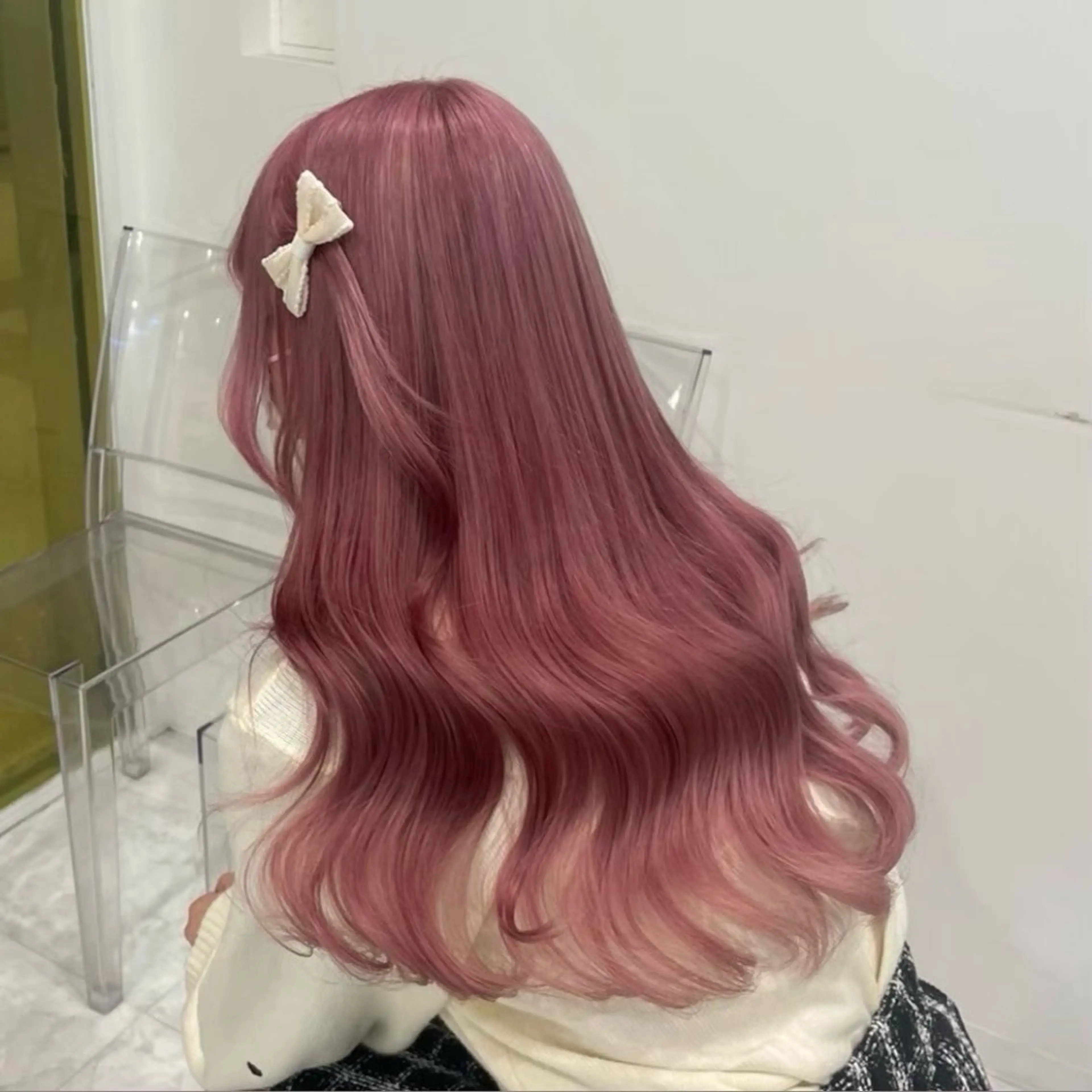 【♡根元のリタッチ♡】ケアブリーチ＋選べるカラー＋オリジナルトリートメント➰🎀🏳️‍⚧️の写真