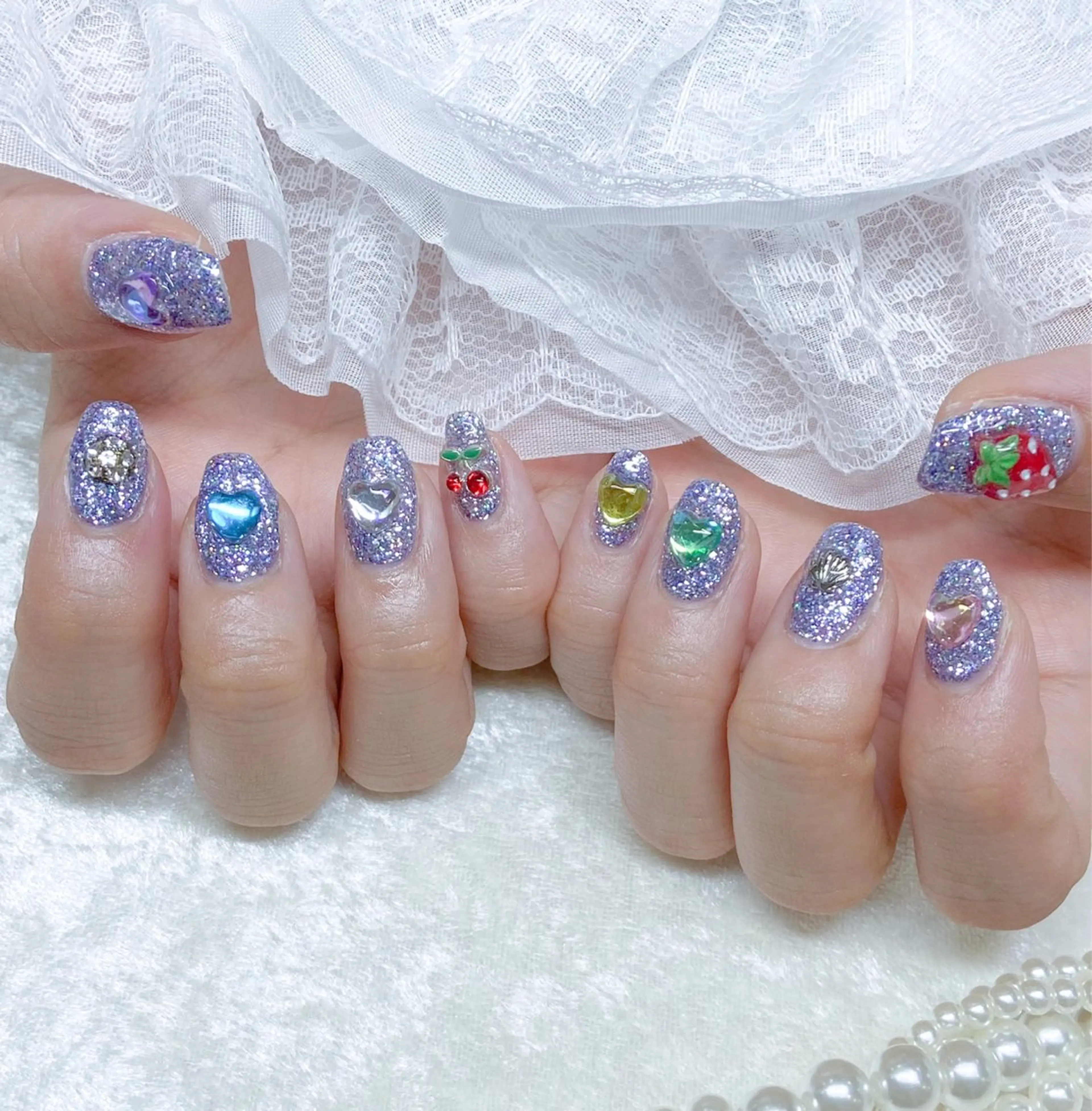 ネイル アートネイル 長さ出し フットネイル 韓国ネイル マグネットネイル ハンドネイル Kanako 💫のネイルデザイン