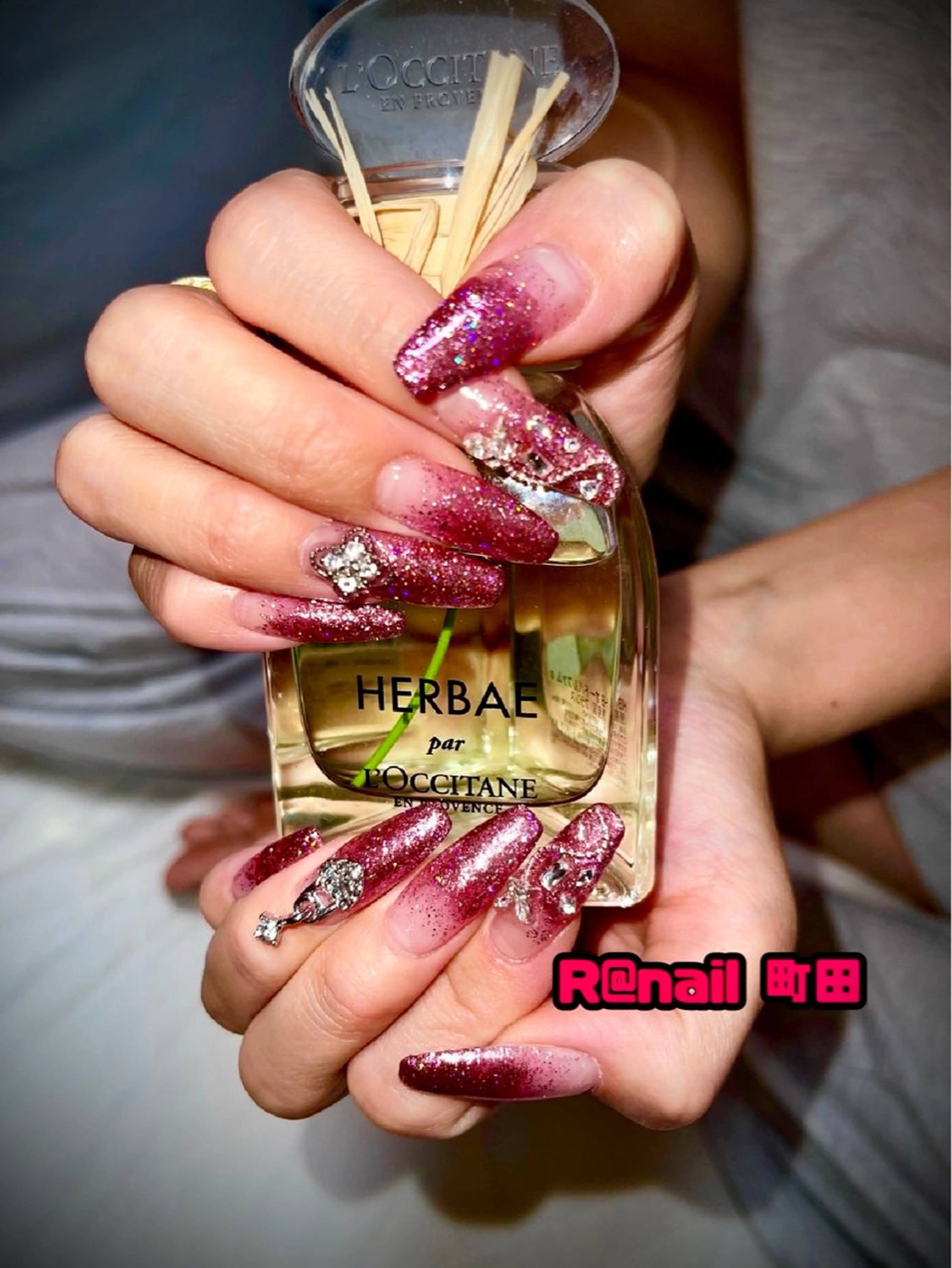 ネイル ラメ(グリッター) ラメグラデーション スカルプネイル ネイルチップ R@nail🫧町田 🫧らんのネイルデザイン