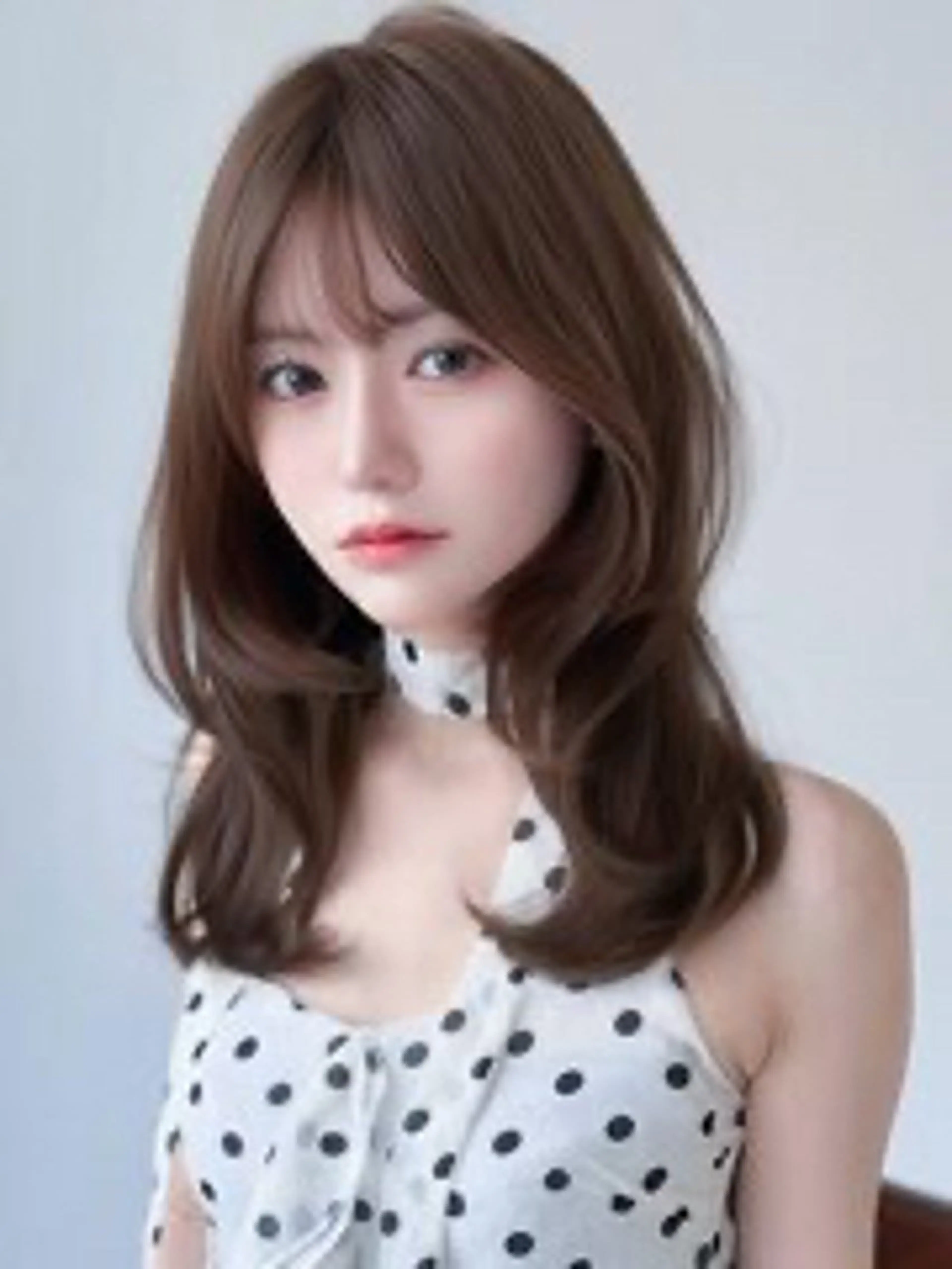 セミロング カラー カット ヘアカラー 由磨 / Agu.hair新宿のヘアスタイル