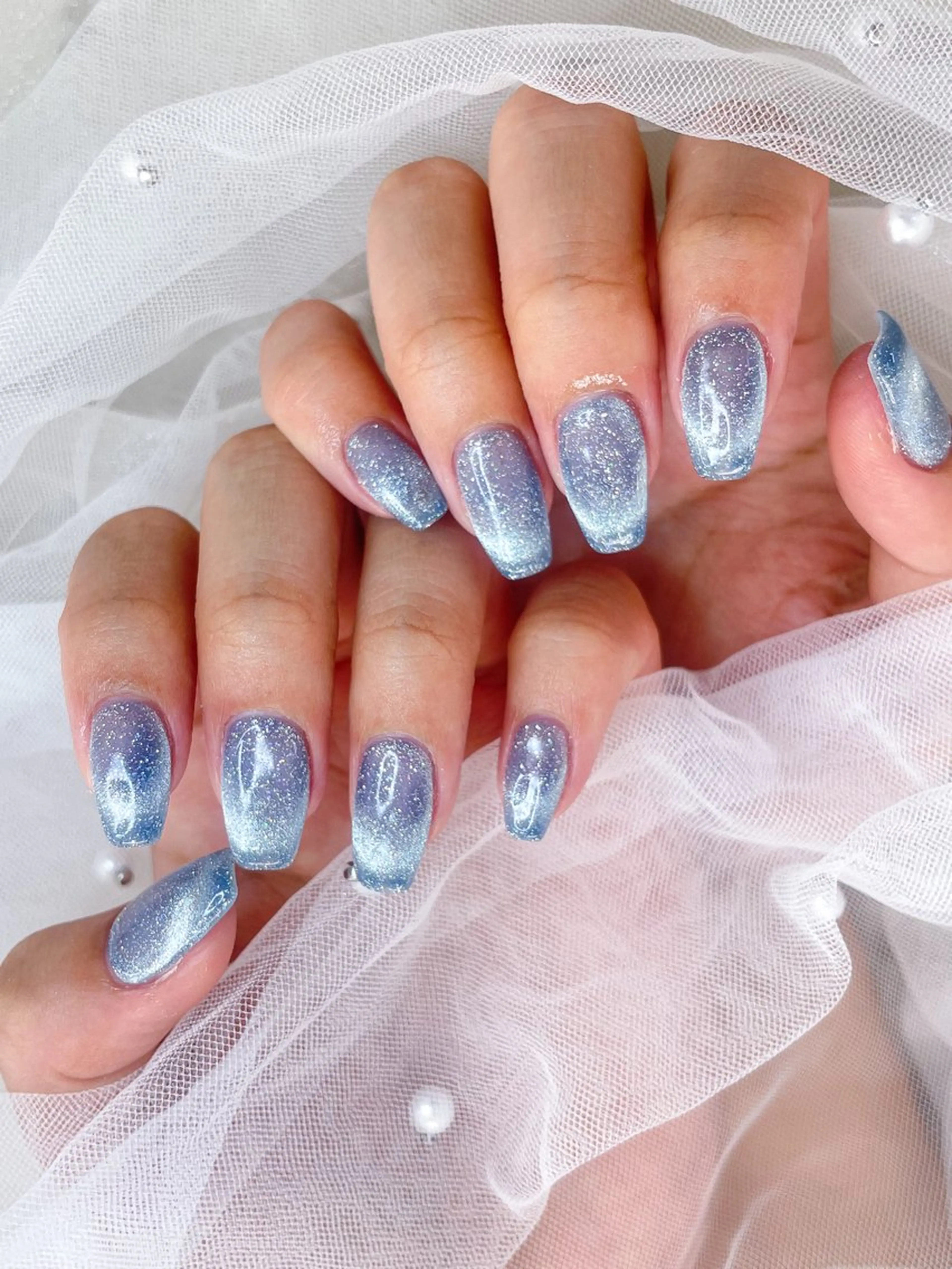 ネイル マグネットネイル ハンドネイル 五十嵐 美智のネイルデザイン