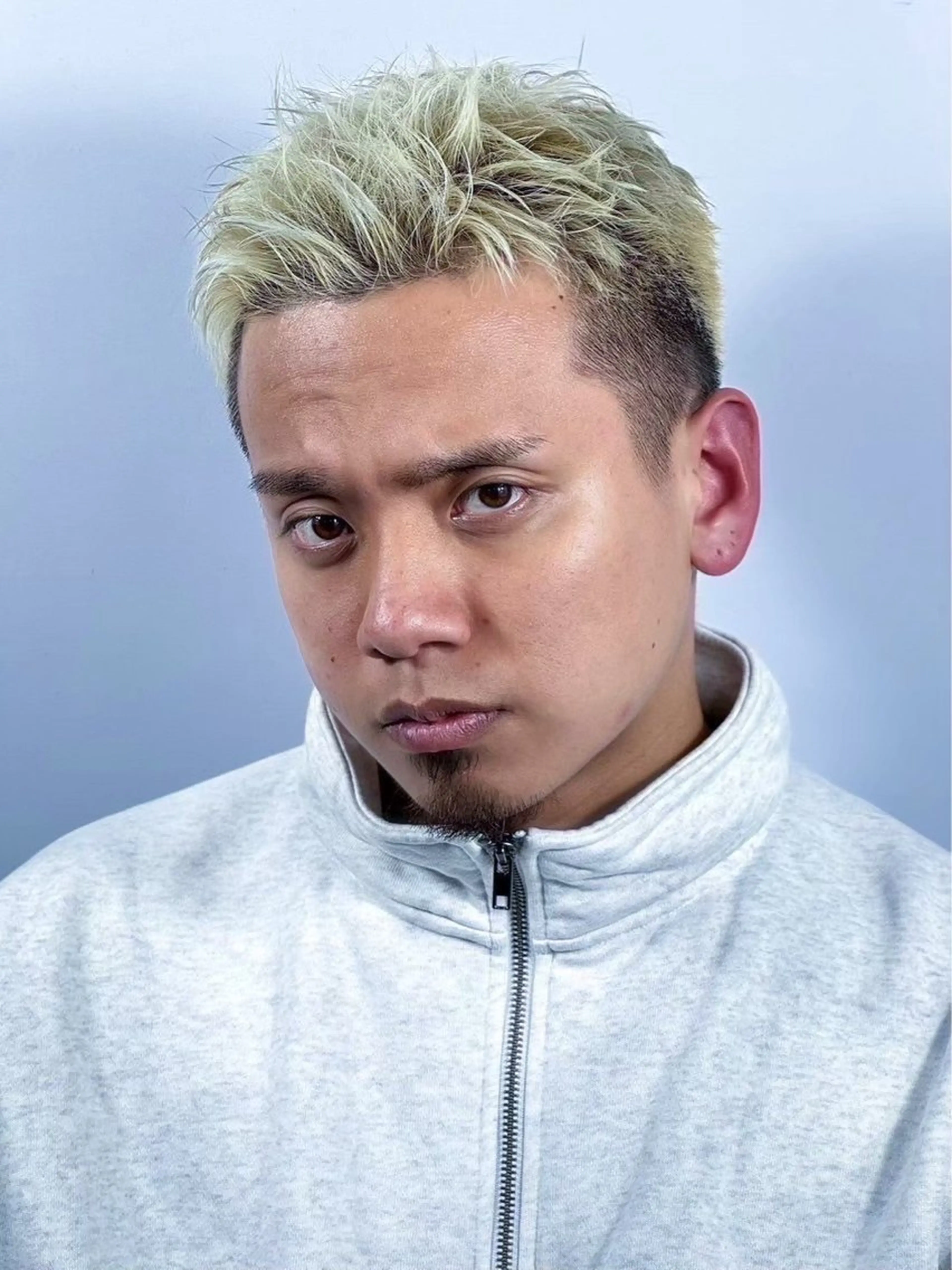 ショート カラー メンズ 福崎 凛太朗のヘアスタイル