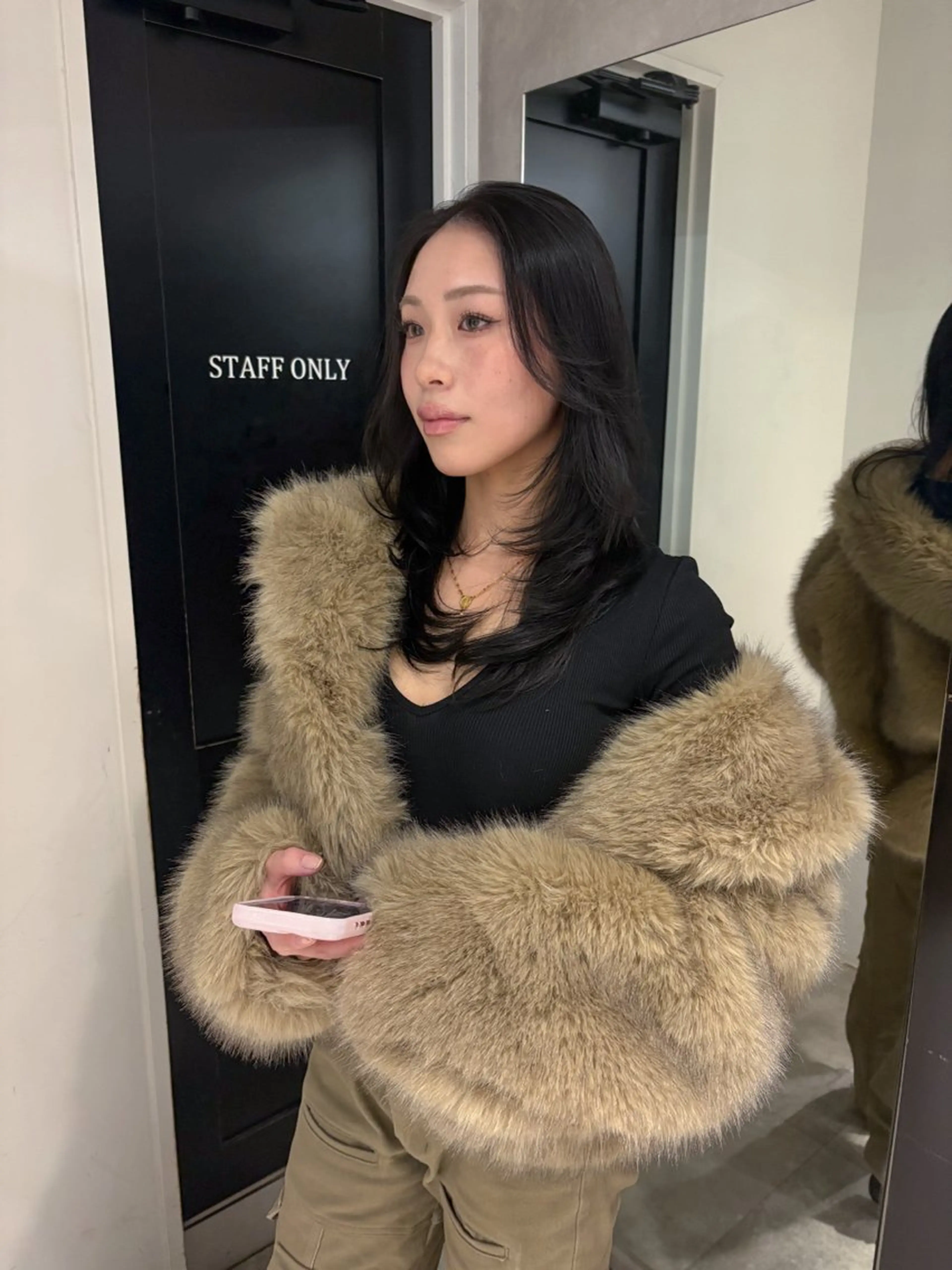 セミロング カット ヘアカラー トリートメント 似合わせ｜レイヤー 🪩yurikaのヘアスタイル