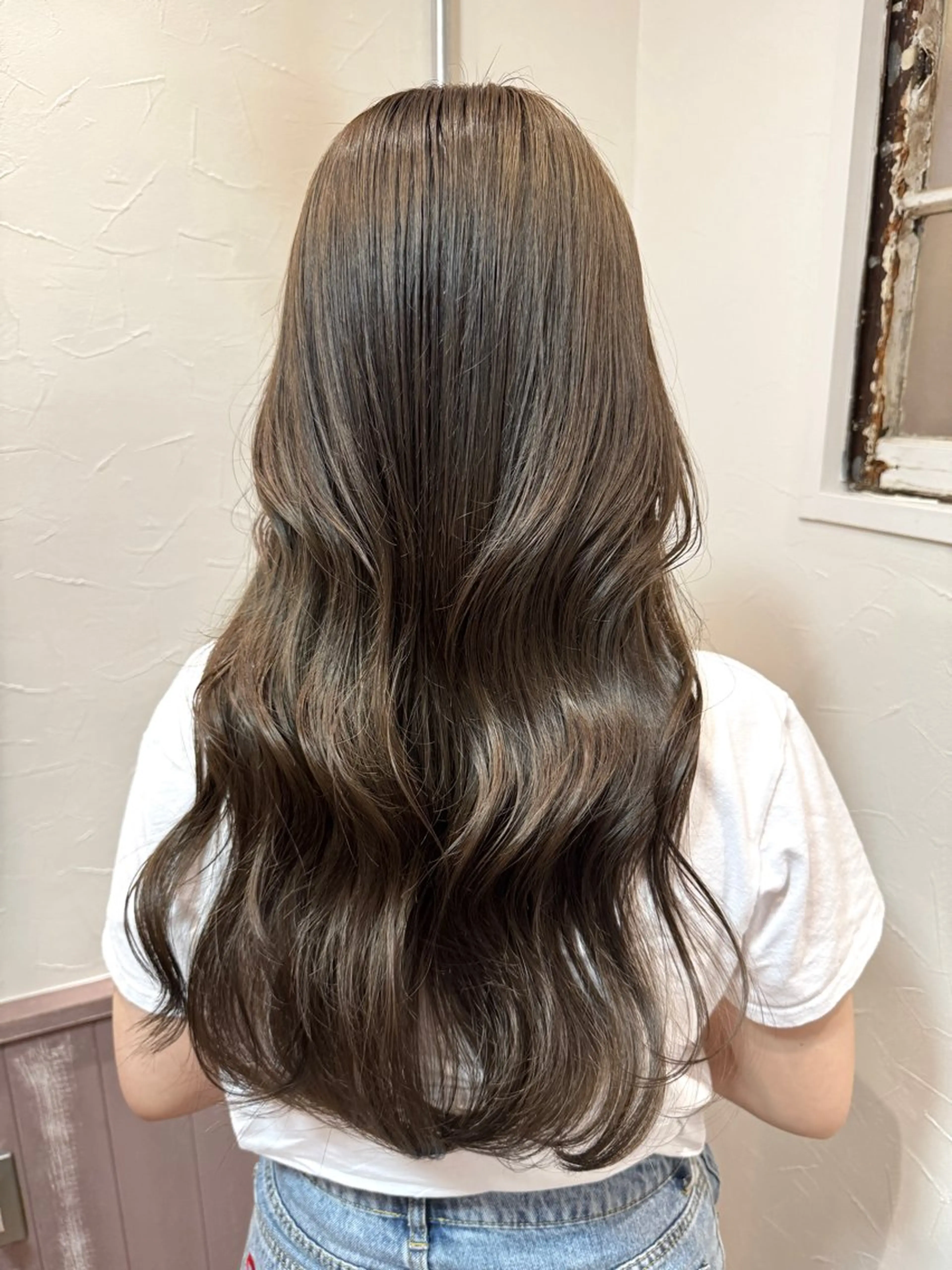 ロング カラー カット ヘアカラー トリートメント 矢場町/ダブルカラー /レイヤー/アリサのヘアスタイル