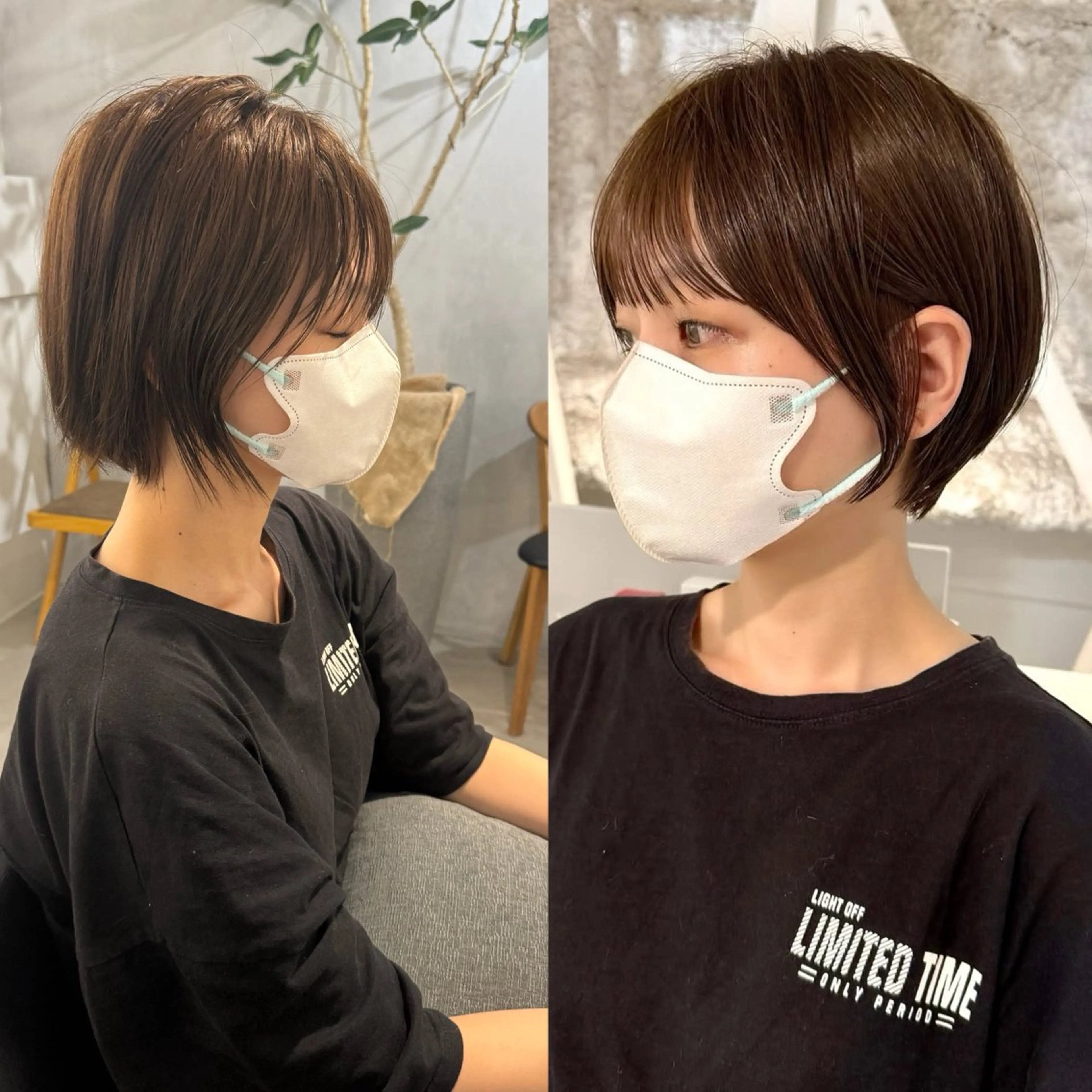 ショート カット ヘアカラー 骨格診断で絶対可愛い ✨丸みショート✨凌弥のヘアスタイル