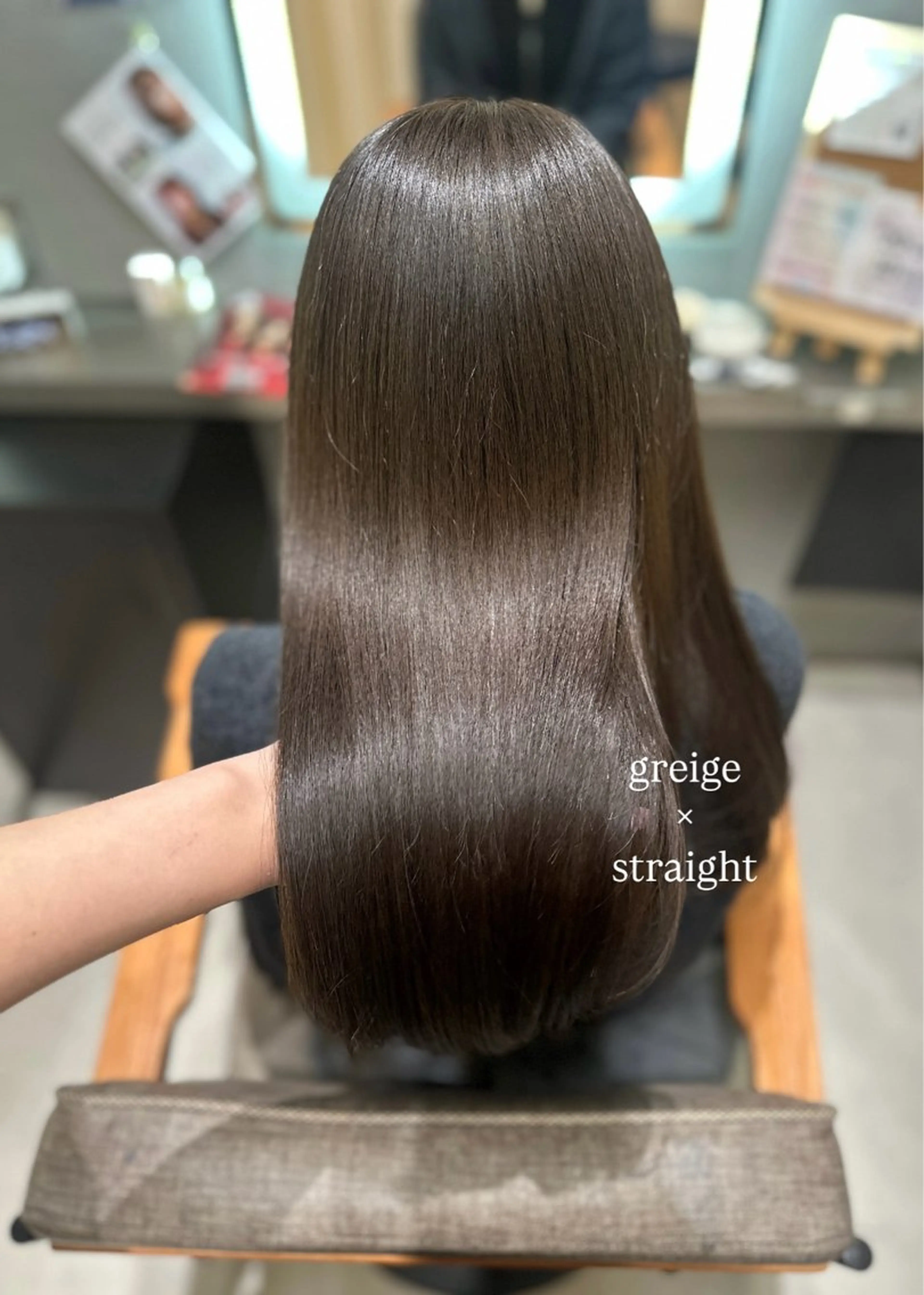 セミロング カラー 髪質改善 カット ヘアカラー トリートメント ヘッドスパ 🇰🇷韓国ｽﾀｲﾙ ﾚｲﾔｰ/ayanaのヘアスタイル